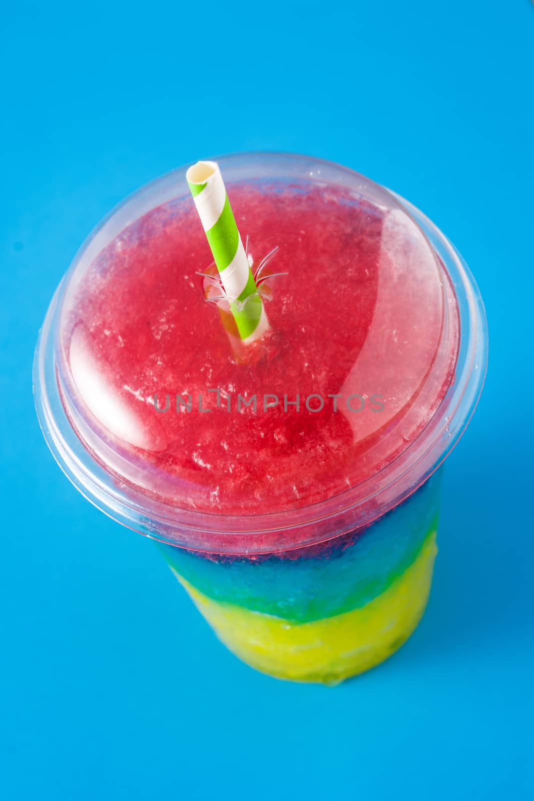 Colorful slushie of differents flavors  by chandlervid85