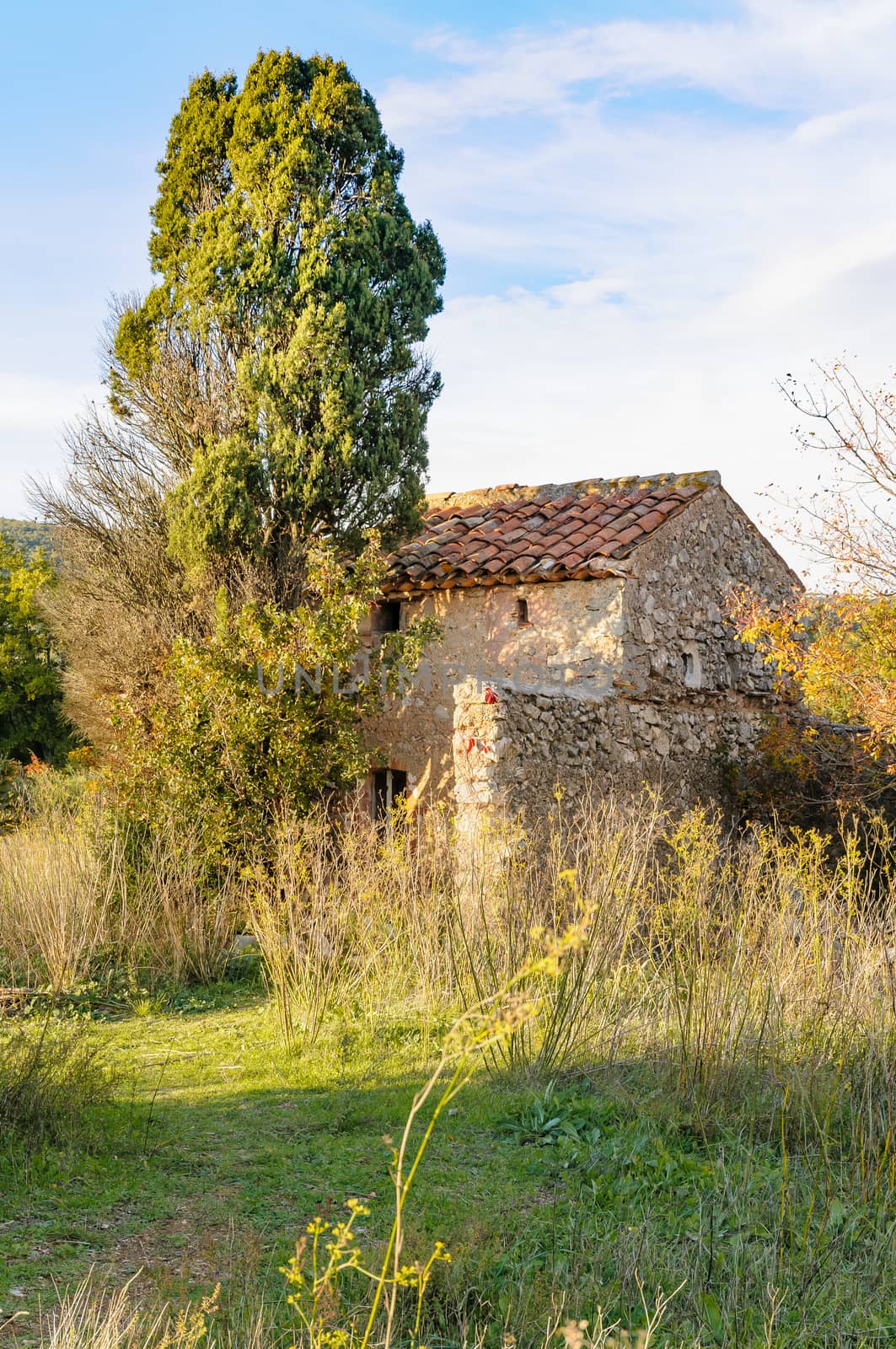 Old Little Stones House in Provence by MaxalTamor