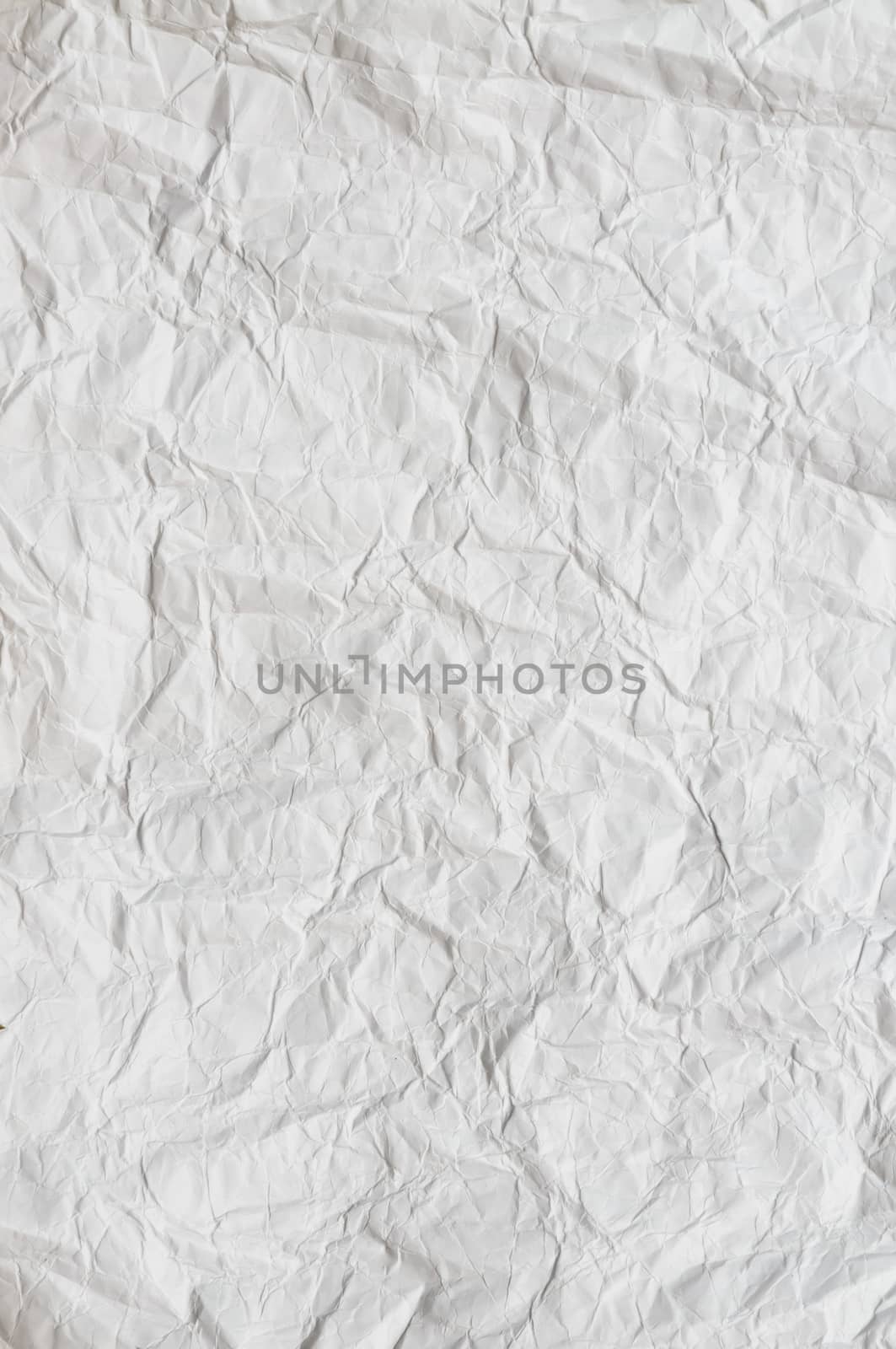 A crumpled whit paper texture for background use