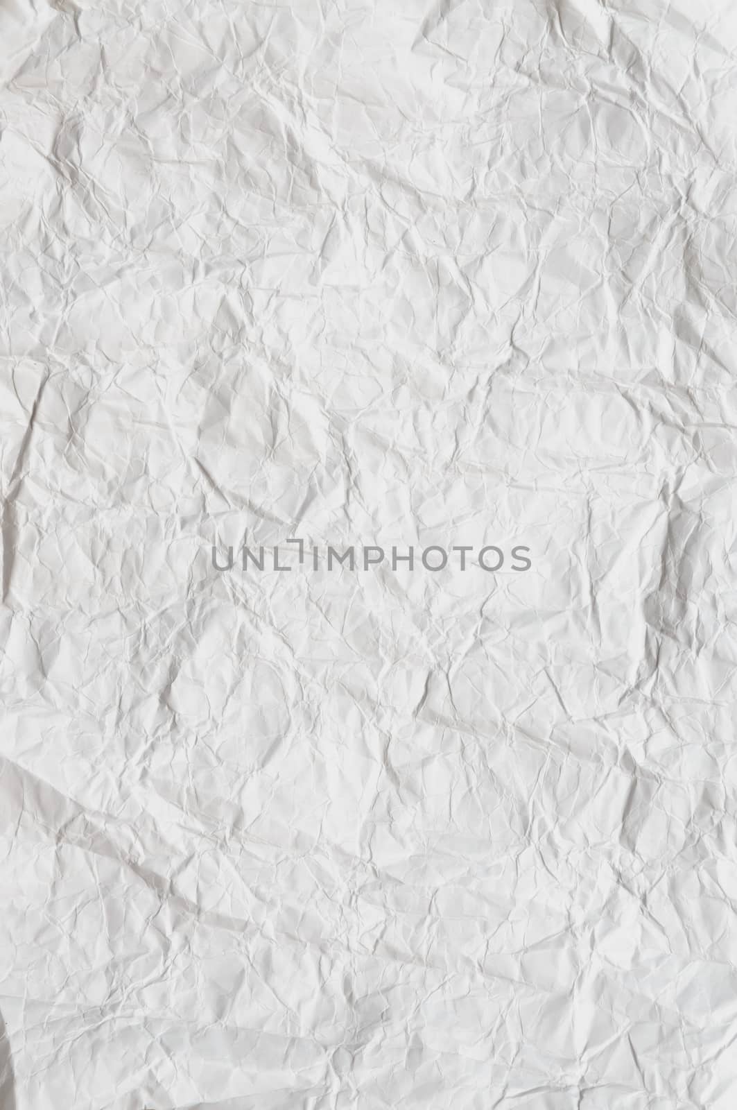 A crumpled whit paper texture for background use