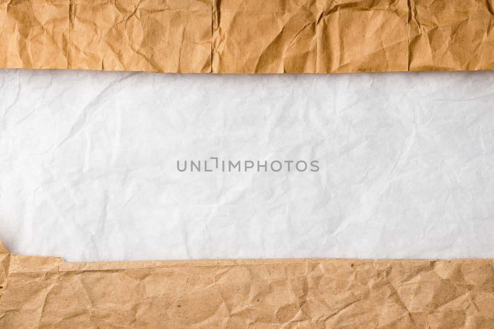 Three crumpled papers texture for background use
