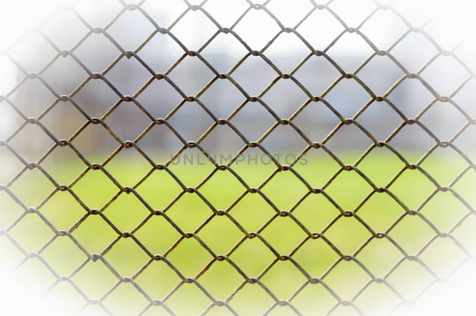 A metallic wire fence for enclosing with security