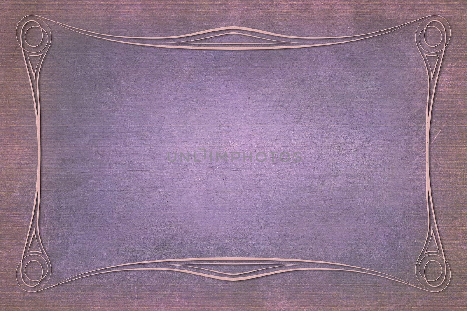 An antique decorative frame with a background with texture. Colors pink and mauve