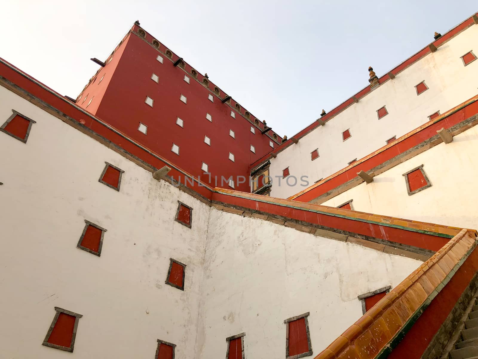 The Putuo Zongcheng Buddhist Temple, one of the Eight Outer Temples of Chengde, China by Bonandbon