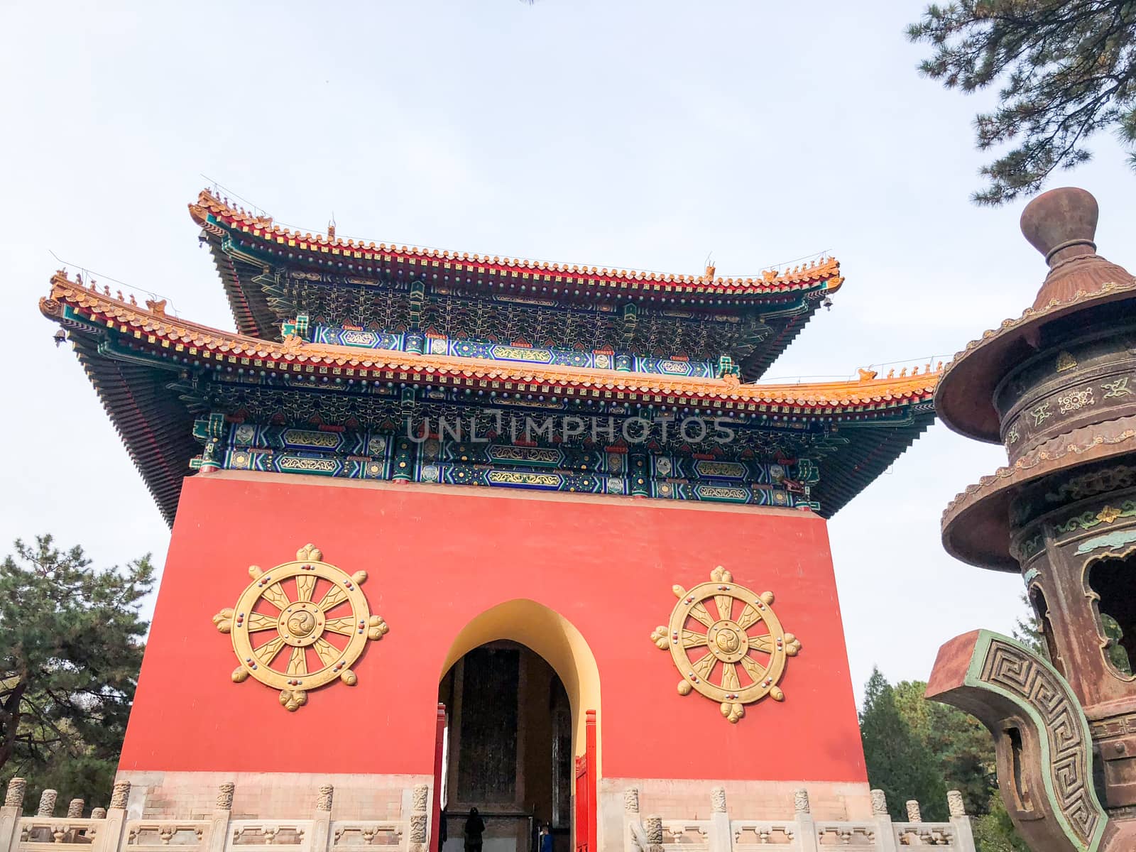 The Putuo Zongcheng Buddhist Temple, one of the Eight Outer Temples of Chengde, China by Bonandbon