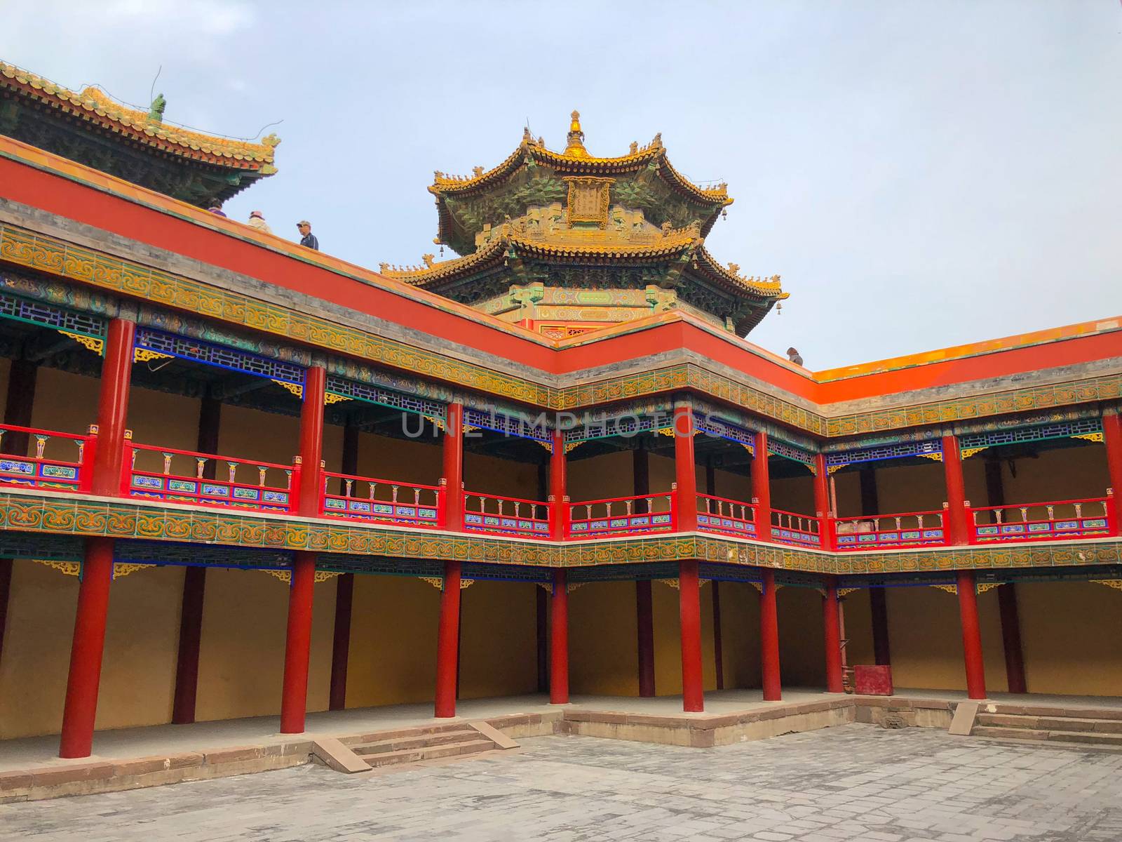 The Putuo Zongcheng Buddhist Temple, one of the Eight Outer Temples of Chengde, built between 1767 and 1771 and modeled after the Potala Palace of Tibet. Chengde Mountain Resort. China