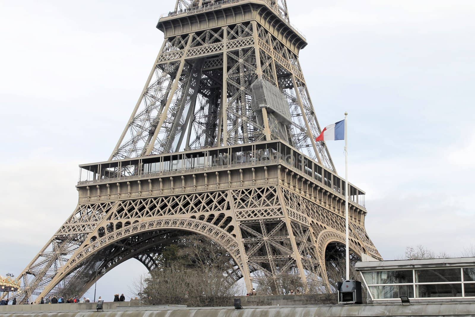 Eifel tower is the symbol of Paris romantic and love Eiffel Tower in Paris