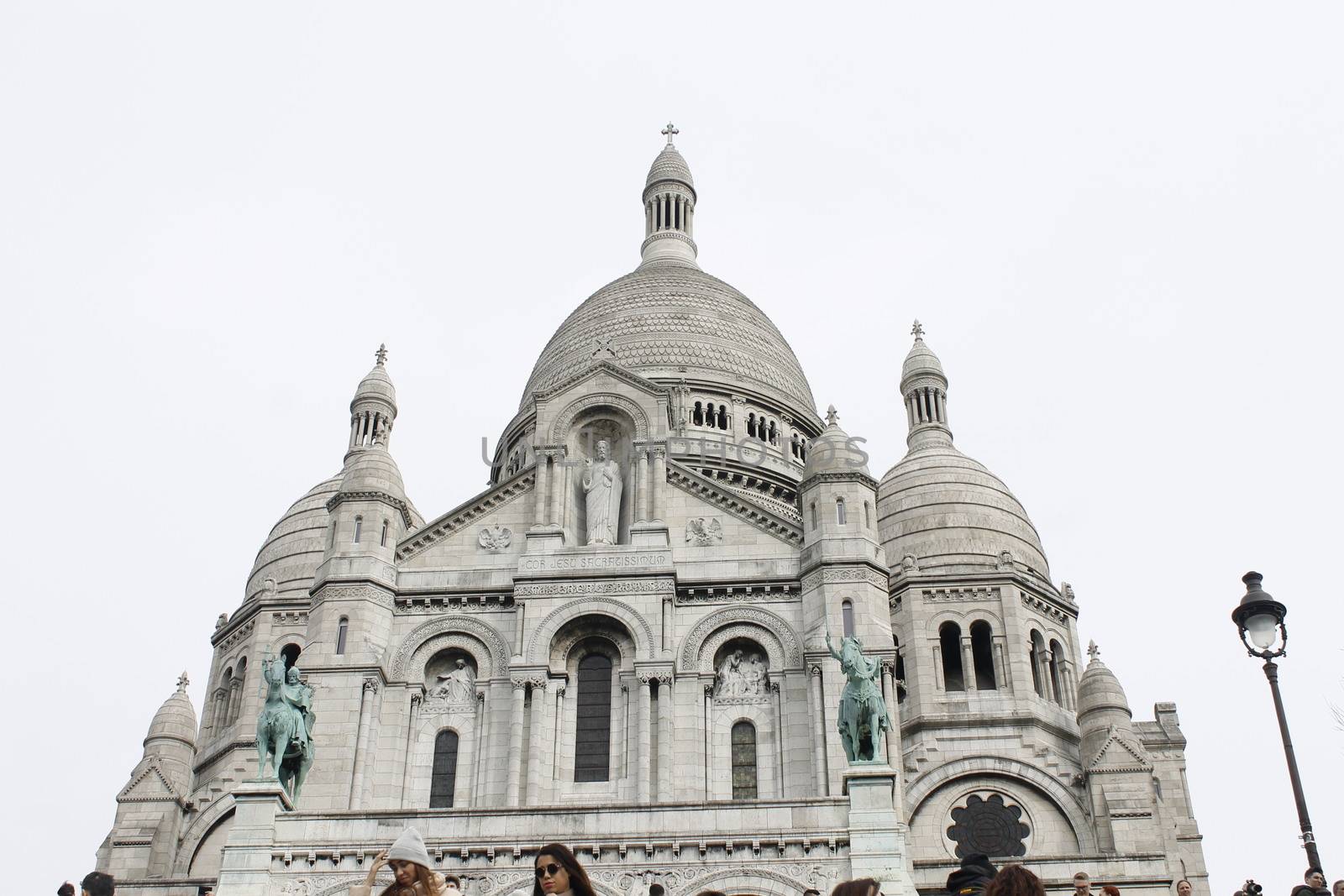 Basilica of the Sacre Coeur, dedicated to the Sacred Heart of Jesus in Paris