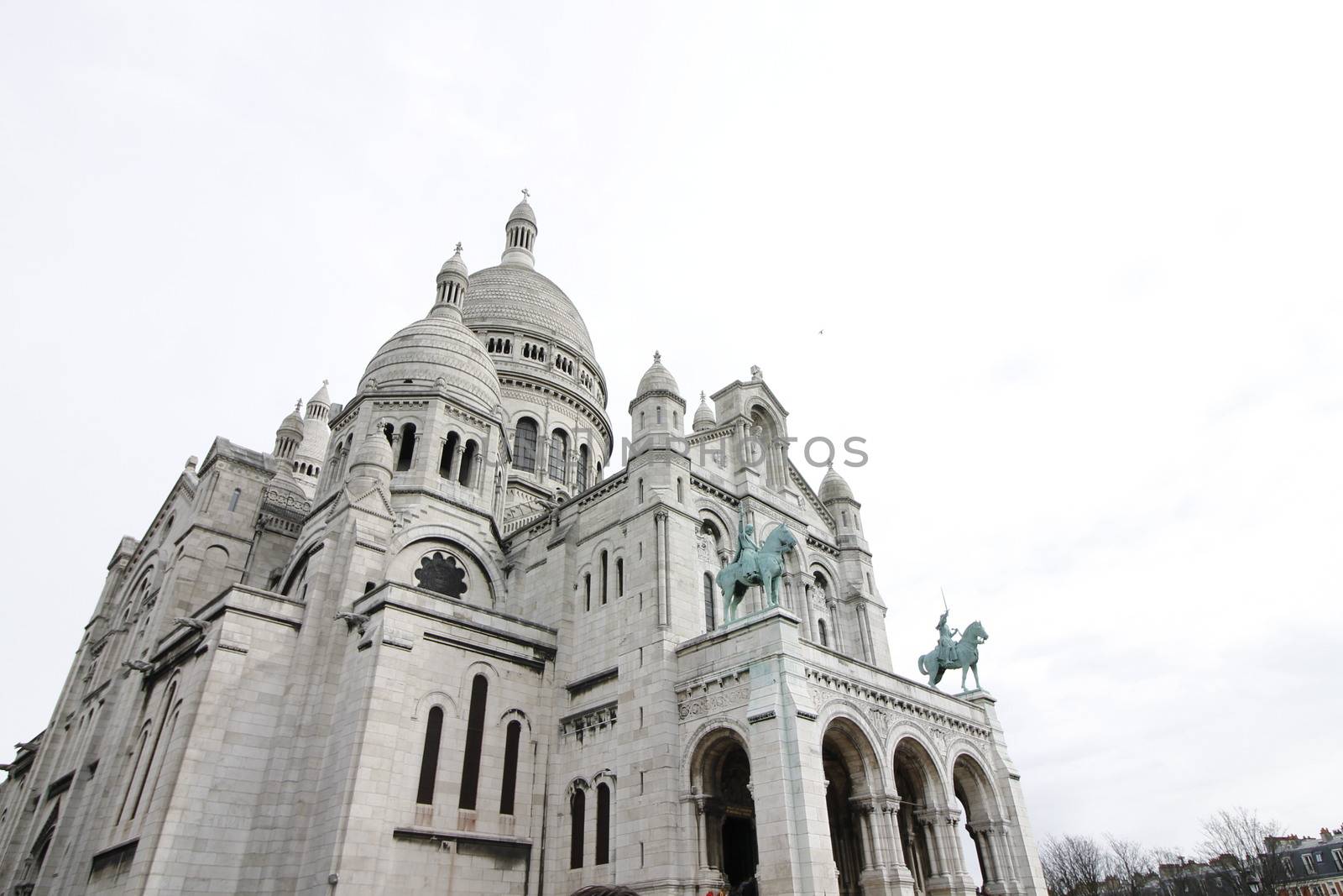 Basilica of the Sacre Coeur, dedicated to the Sacred Heart of Jesus in Paris