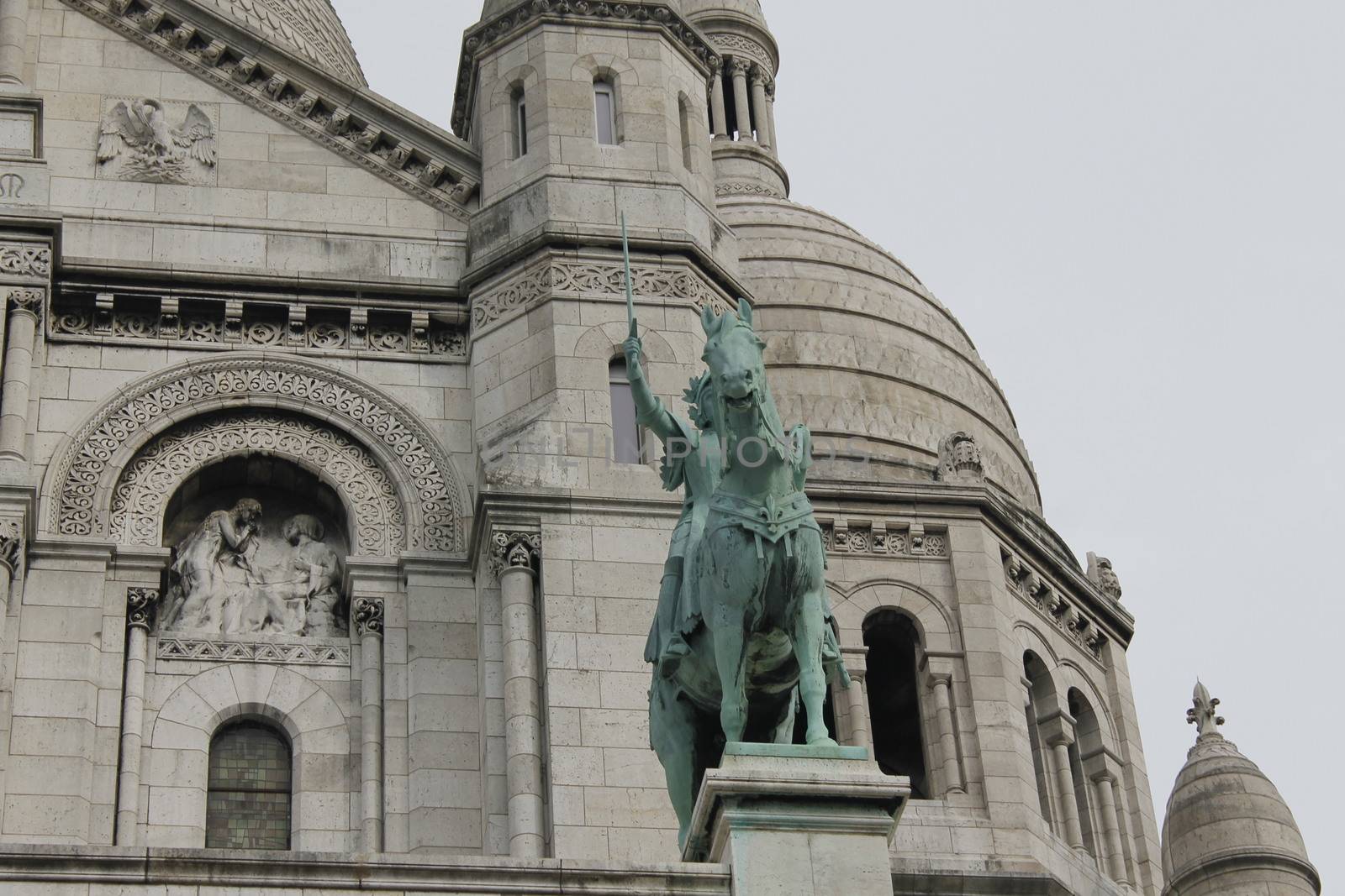 Basilica of the Sacre Coeur, dedicated to the Sacred Heart of Jesus in Paris