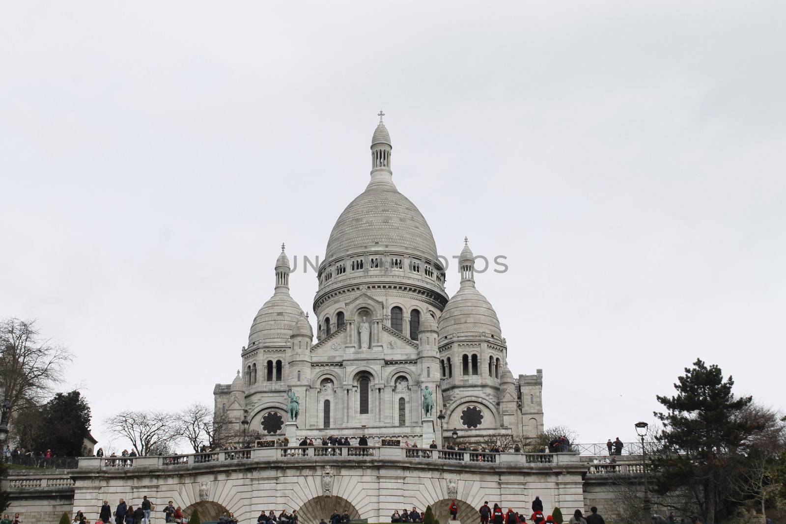 Basilica of the Sacre Coeur, dedicated to the Sacred Heart of Jesus in Paris