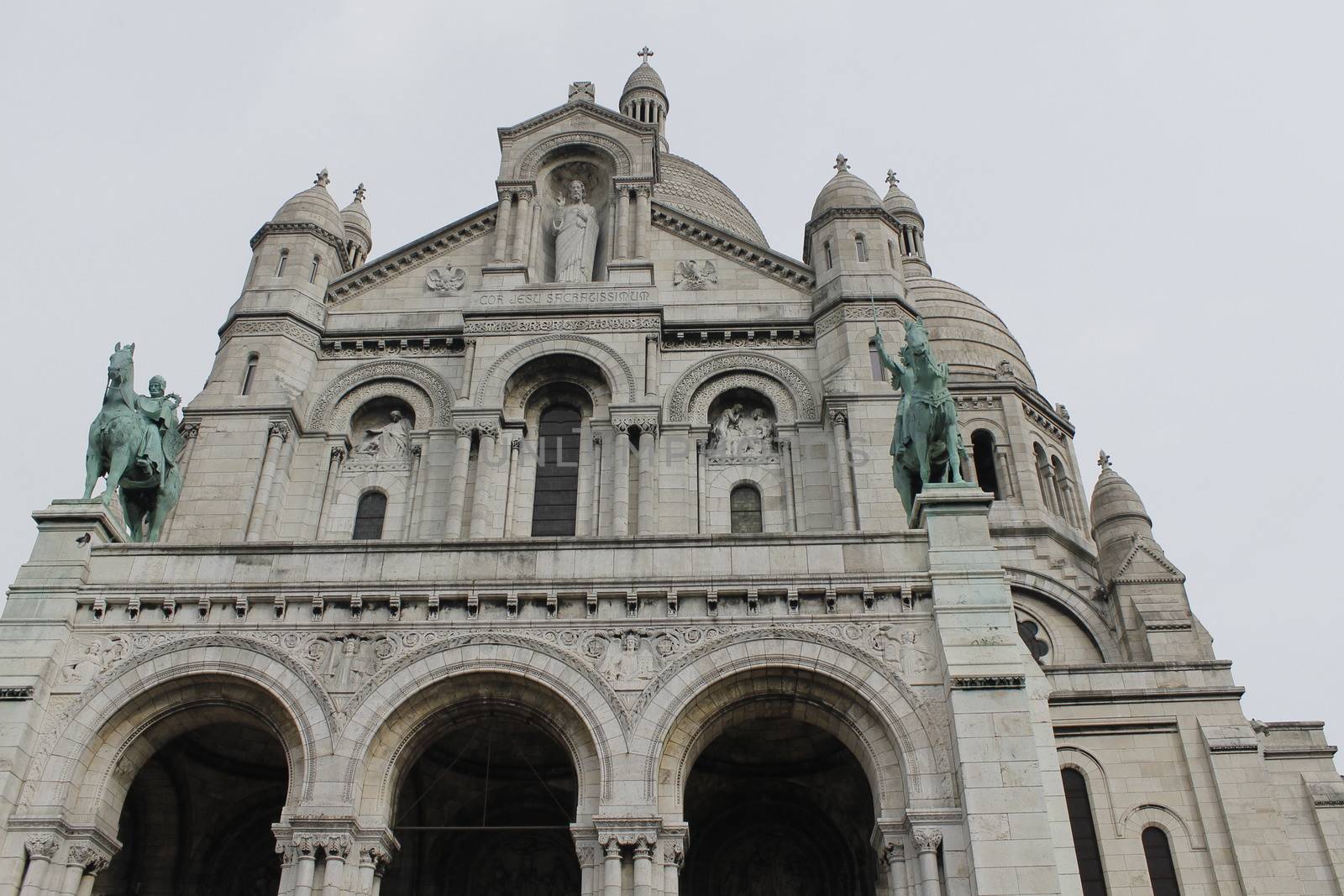 Basilica of the Sacre Coeur, dedicated to the Sacred Heart of Jesus in Paris