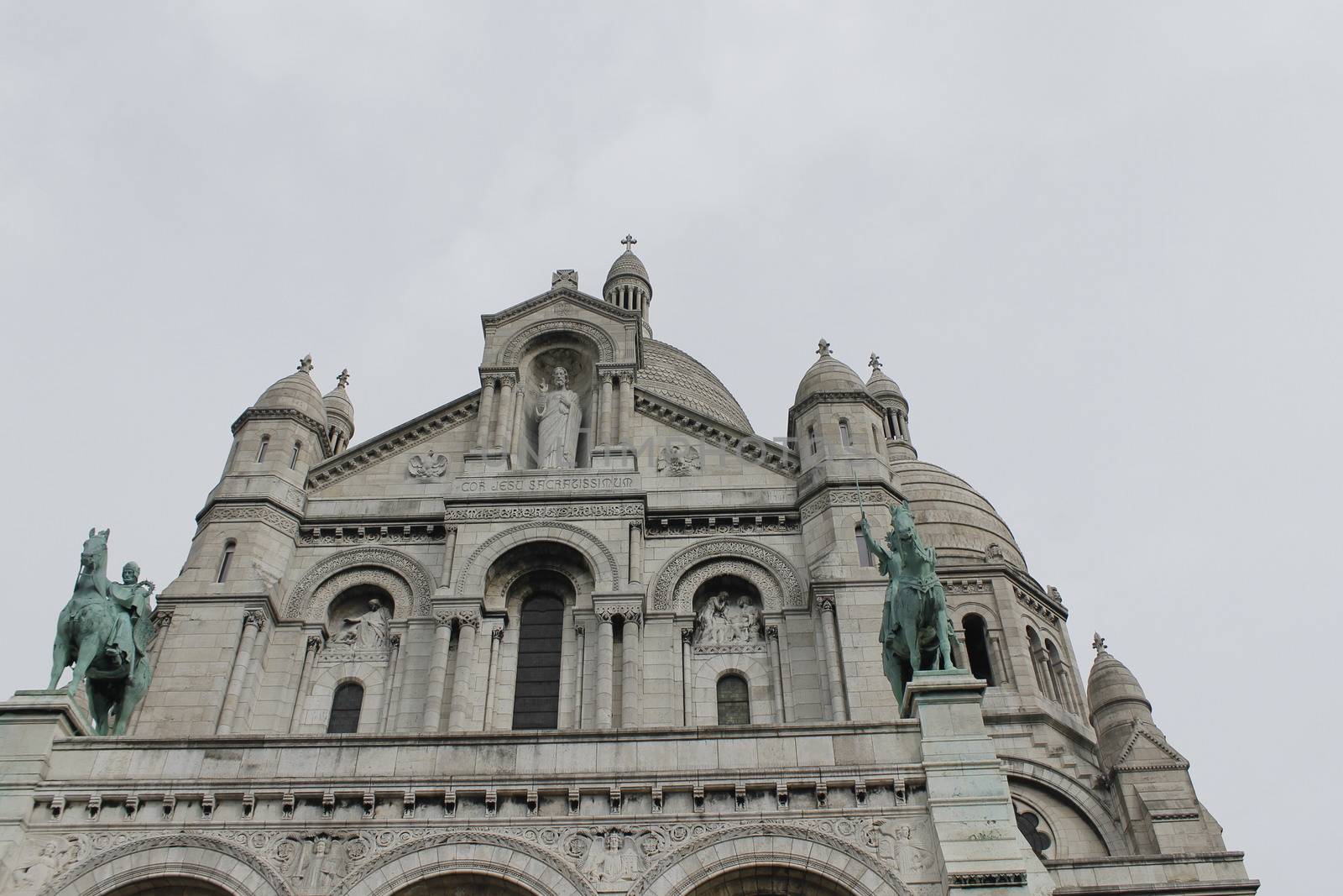 Basilica of the Sacre Coeur, dedicated to the Sacred Heart of Jesus in Paris