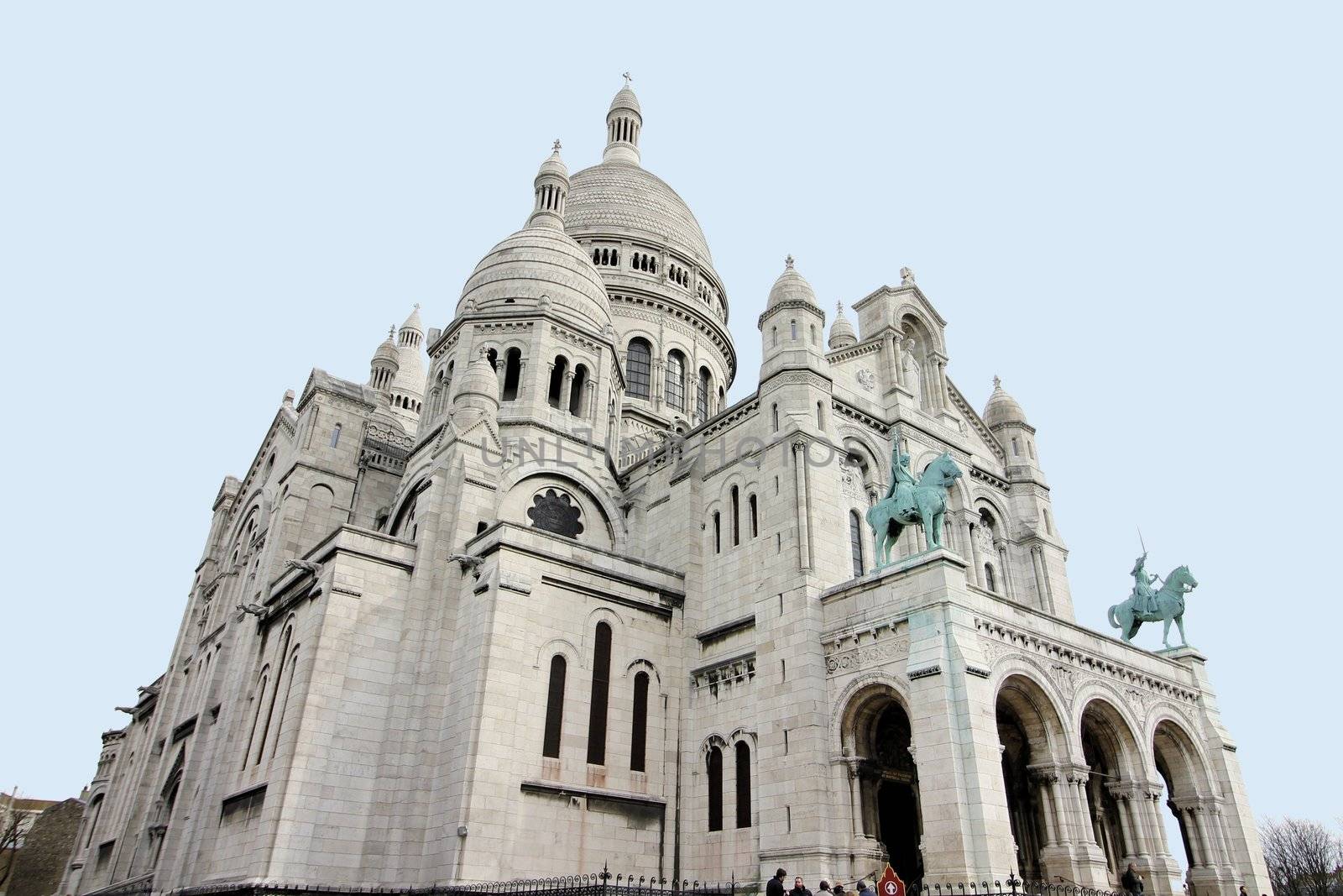 Basilica of the Sacre Coeur, dedicated to the Sacred Heart of Jesus in Paris