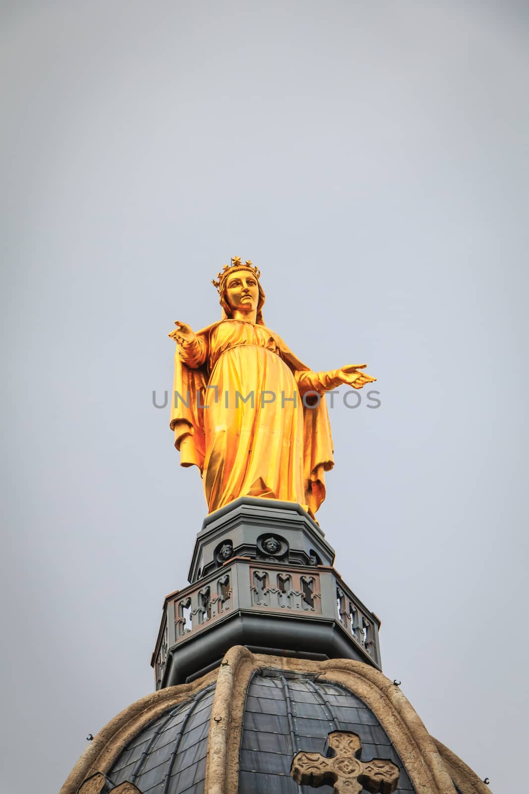 statue of Mary made in 1852 by Joseph-Hugues Fabisch by AtlanticEUROSTOXX