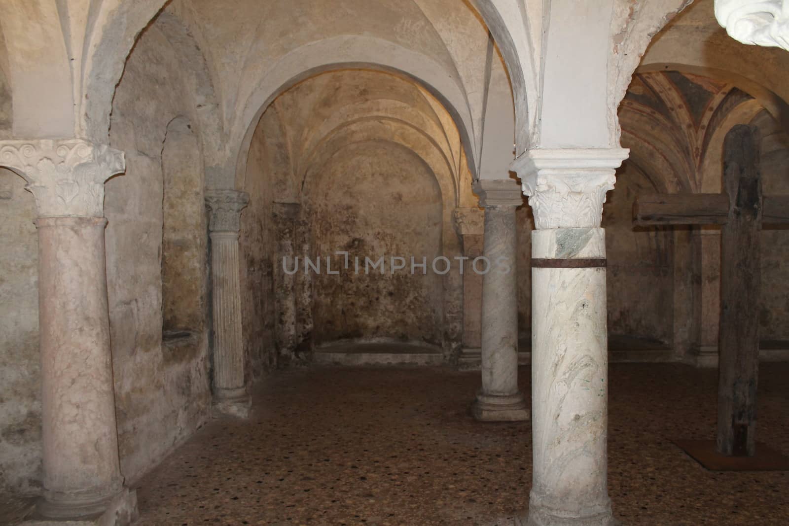 Interior of Duomo Vecchio or Old Cathedral