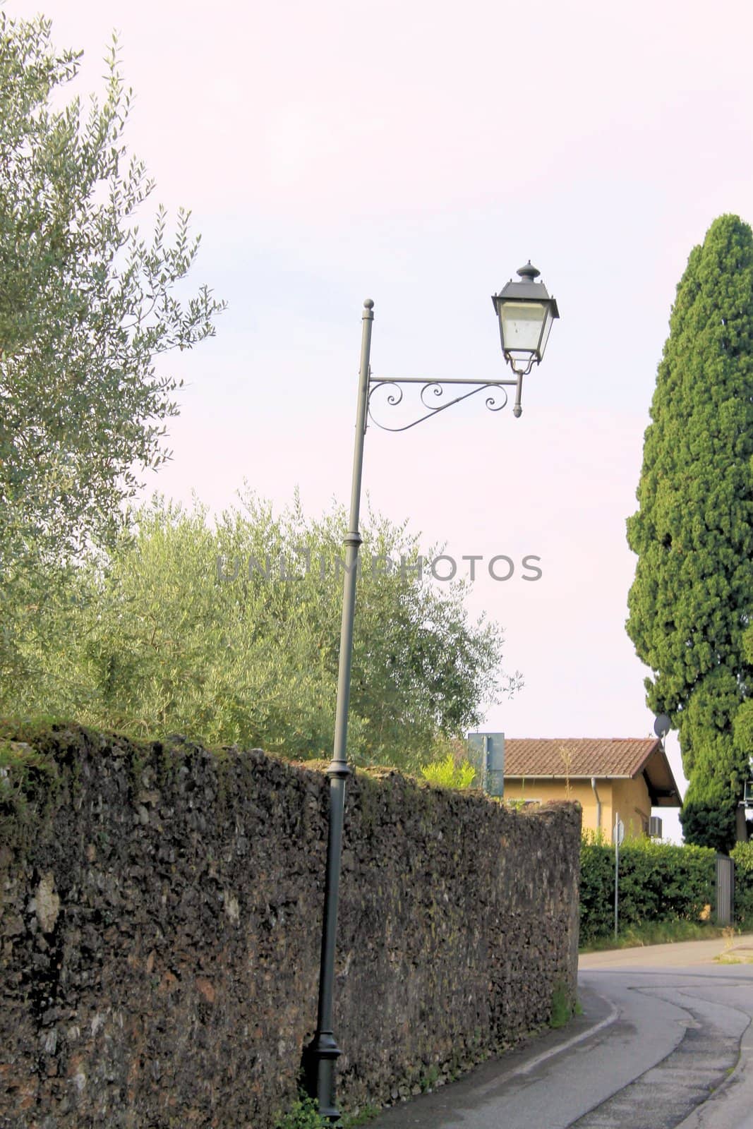 Cecina, small medieval village on Garda lake in northern Italy