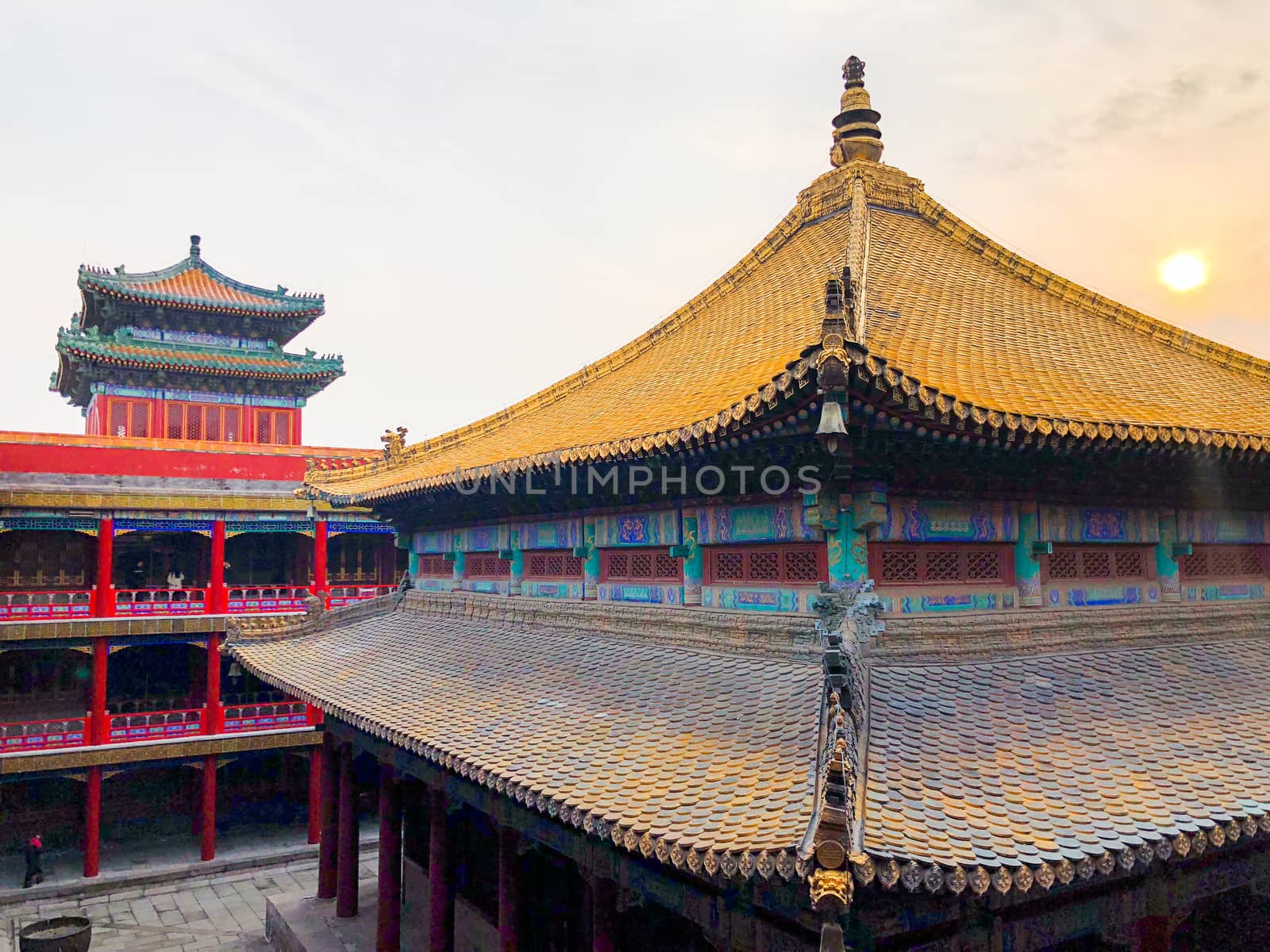 The Putuo Zongcheng Buddhist Temple, one of the Eight Outer Temples of Chengde, China by Bonandbon