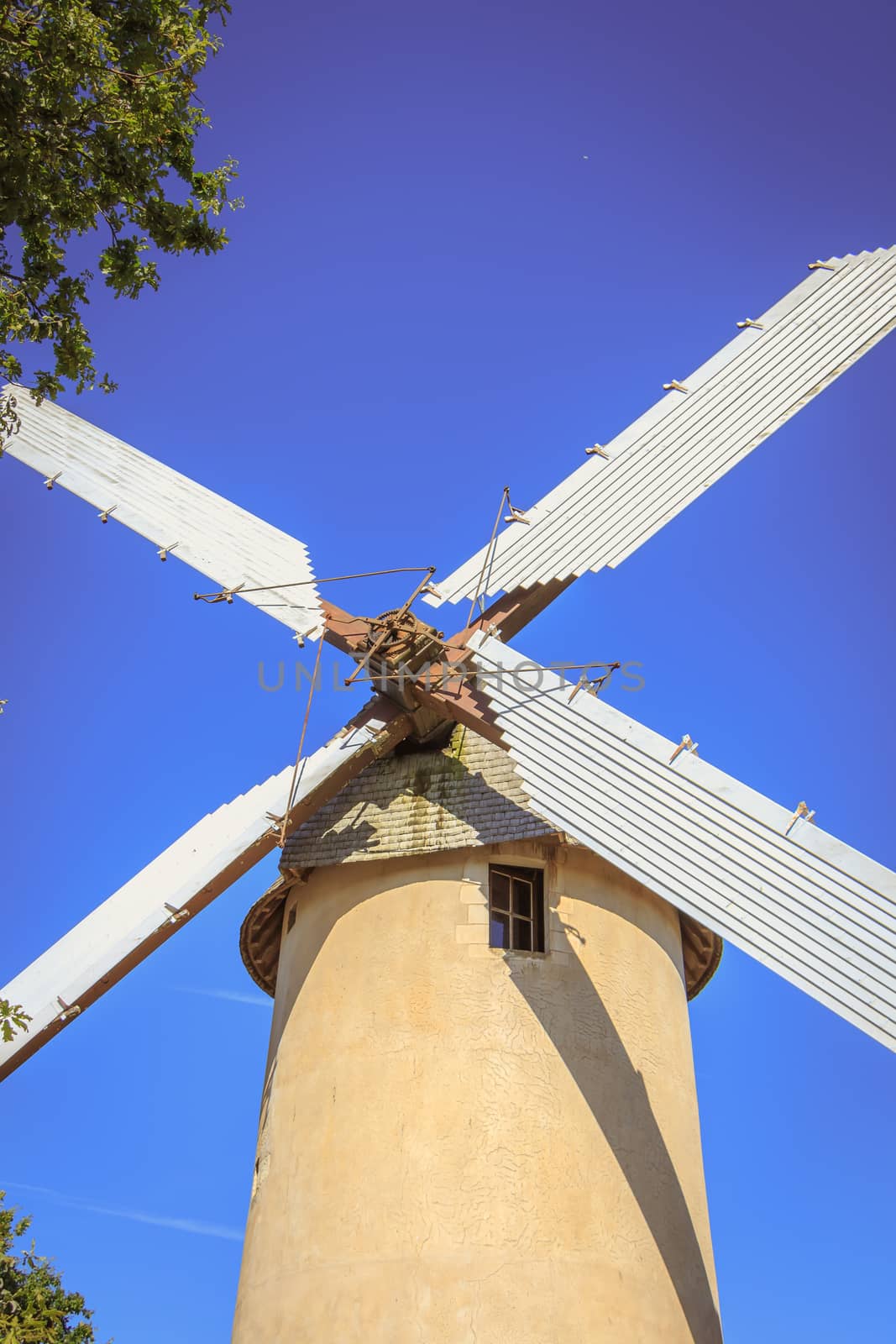 architecture detail of the windmill still active by AtlanticEUROSTOXX