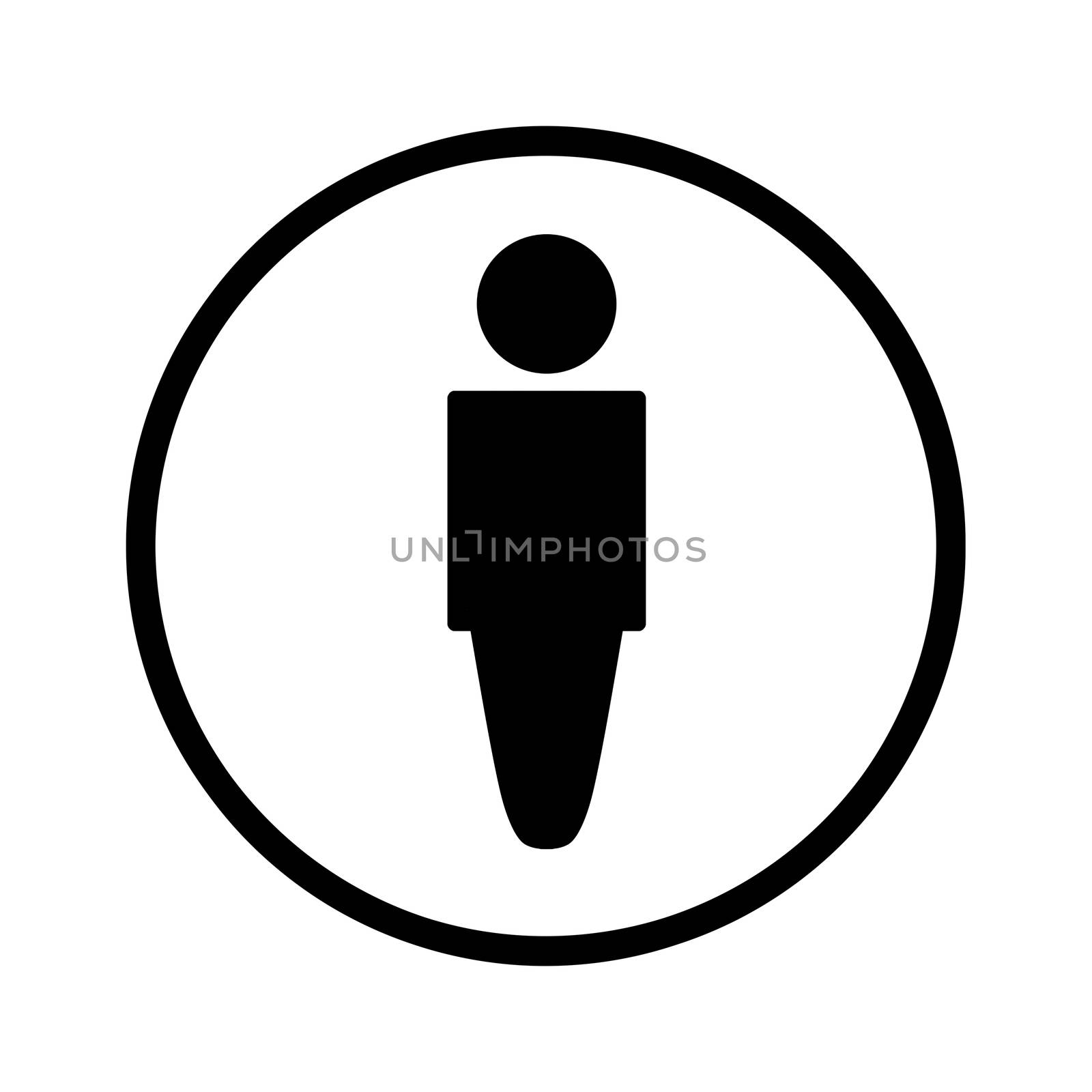 Man icon on white background. People, man, women,