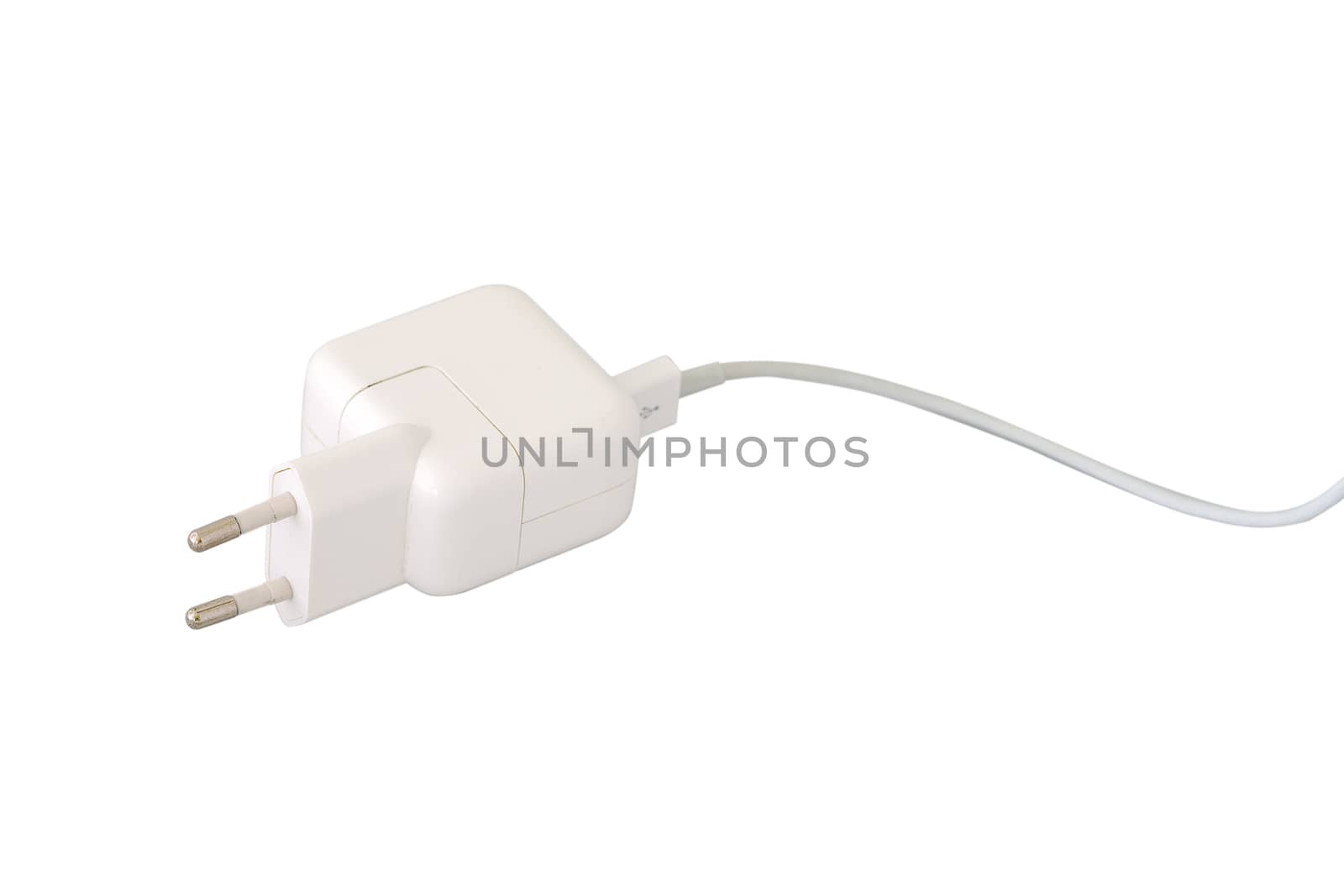 Smartphone Charger Isolated on White Background by supparsorn