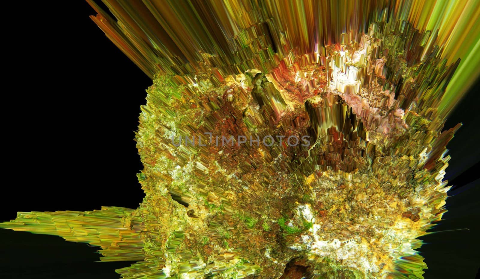 
 Design produced from the combining of Specialist Macro and 3D rendering Photography of Rocks, Minerals , Fossils and other natural materials, producing these stunning Images for use as Wall Art, Background, and Products of all types.