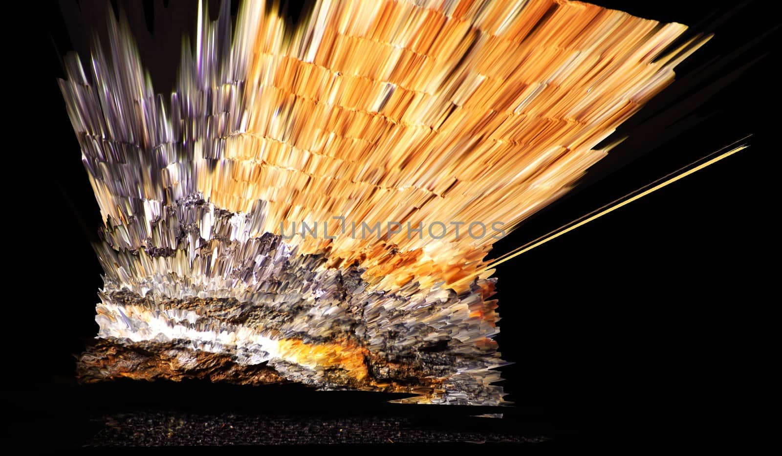 
 Design produced from the combining of Specialist Macro and 3D rendering Photography of Rocks, Minerals , Fossils and other natural materials, producing these stunning Images for use as Wall Art, Background, and Products of all types.