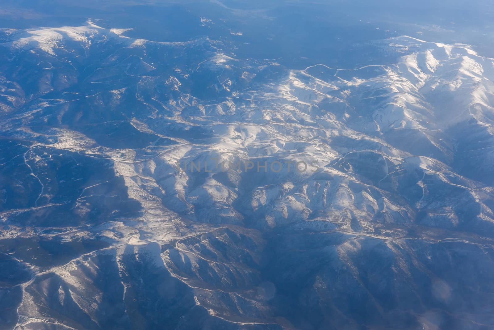 Aerial view of the Pyrenees by Fotoember