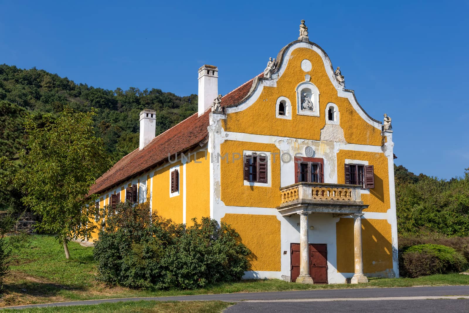 Old wine cellar, built in 1780, near from lake Balaton of Hungar by Digoarpi