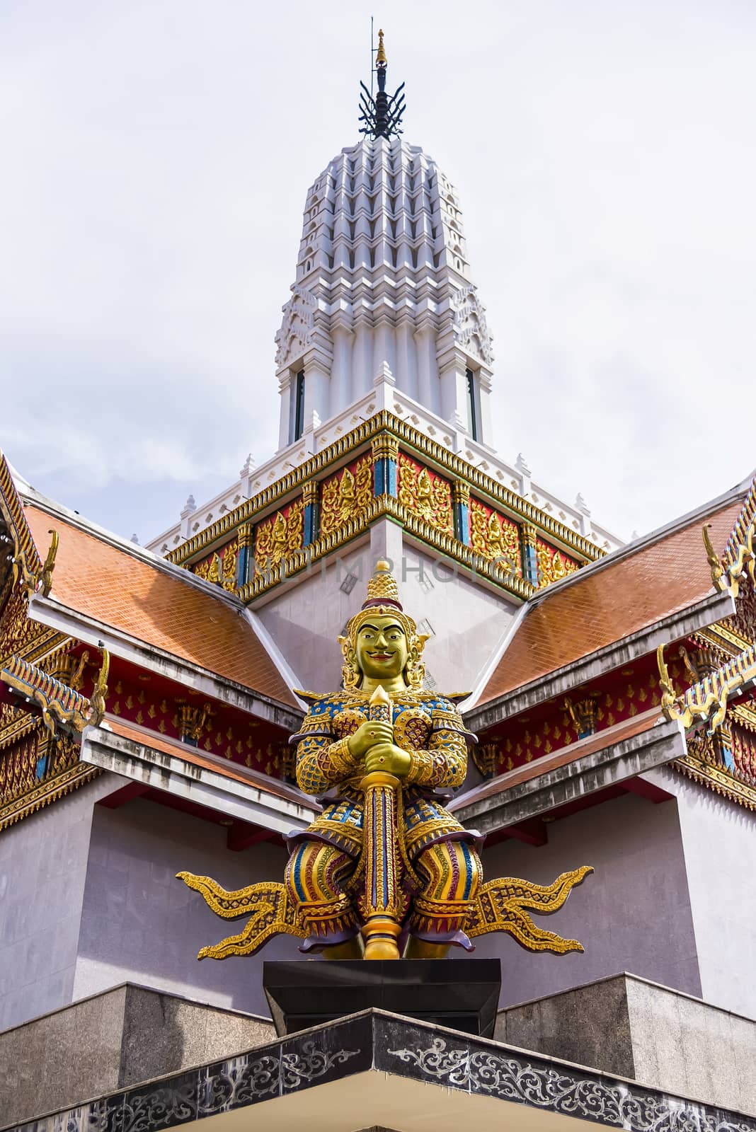 Ayutthaya Thailand June 13, 2020 : Prang of Puttaisawan temple i by Bubbers