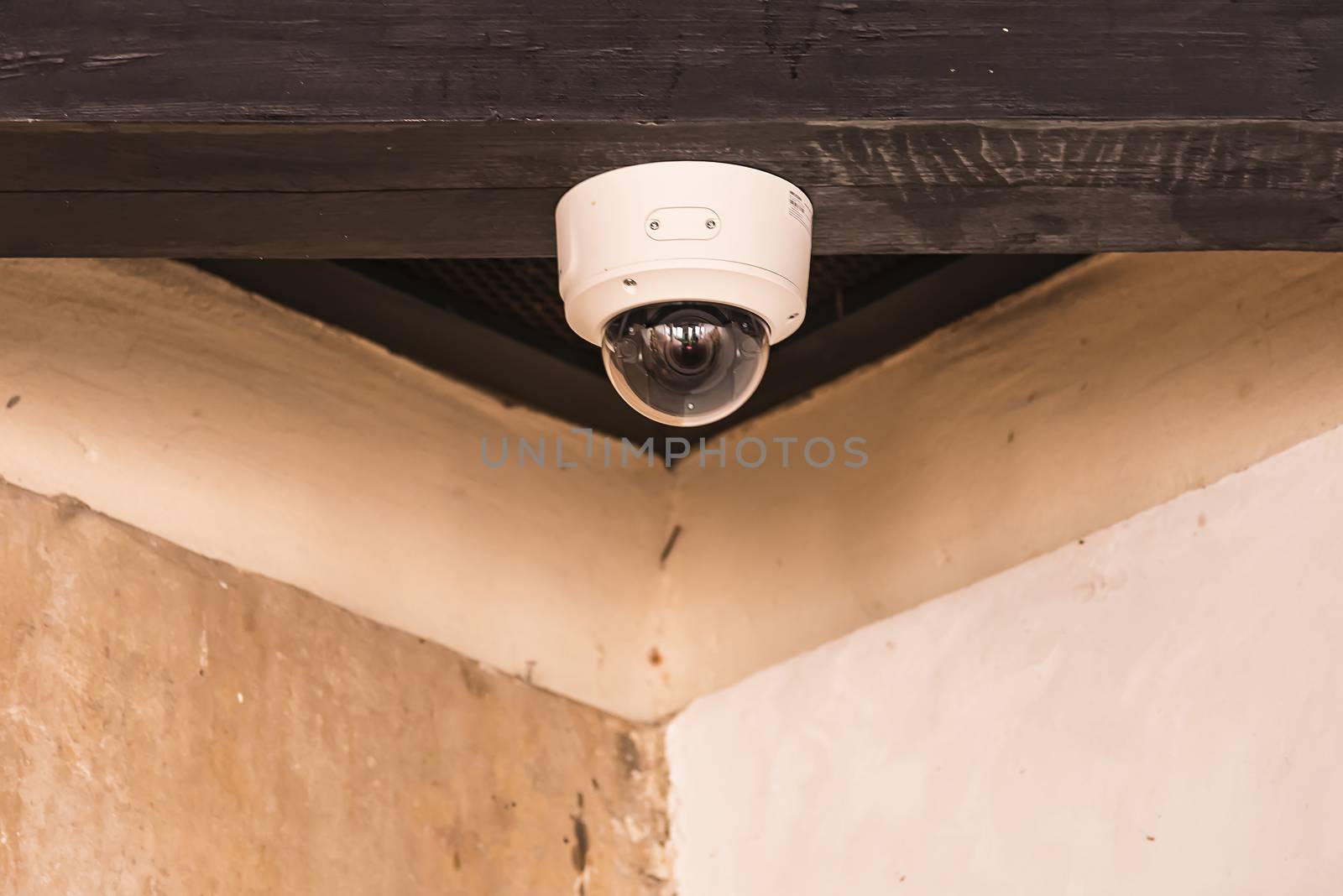 Security camera at thai temple in Thailand. by Bubbers