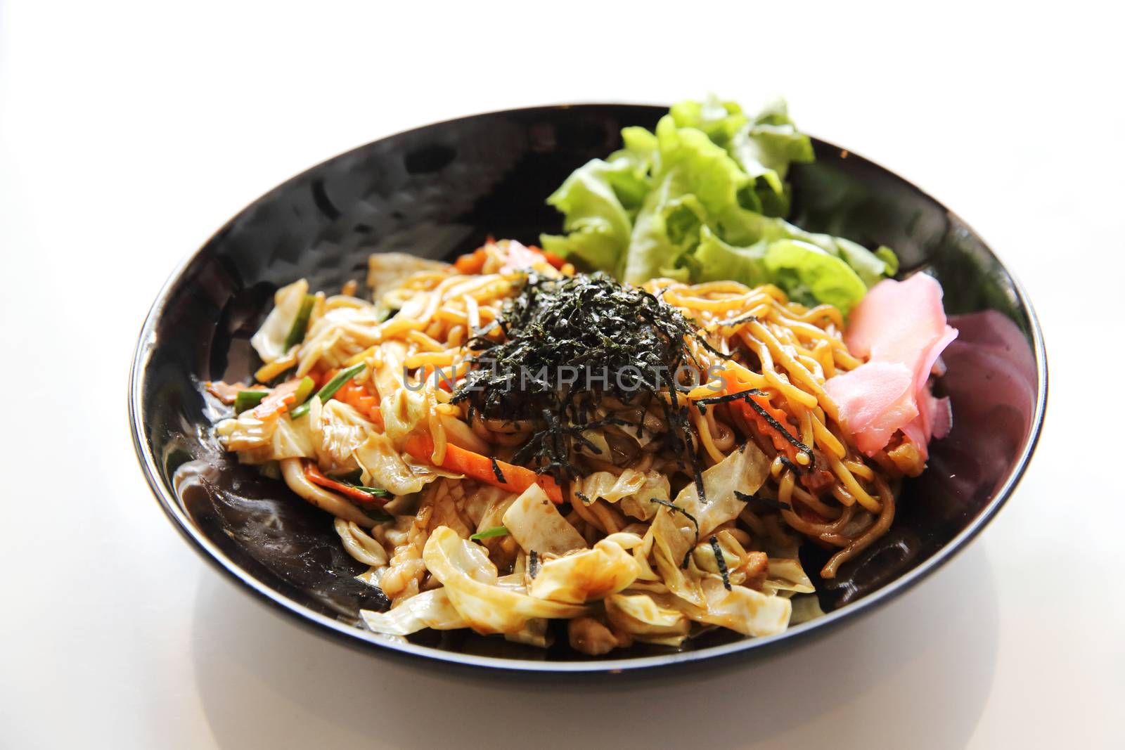 Japanese cuisine, fried noodles Yakisoba 