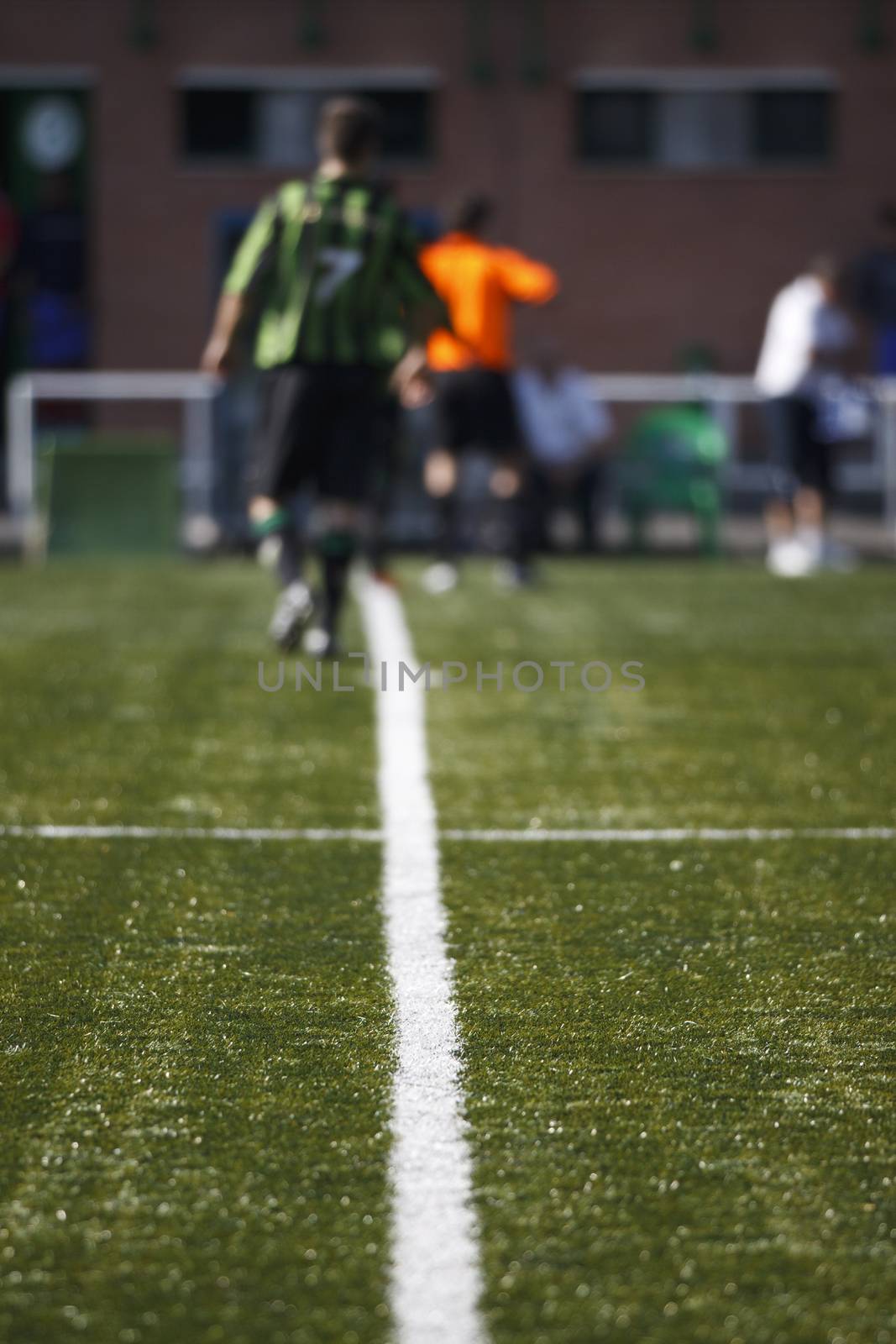 Soccer field's lines by Nemida