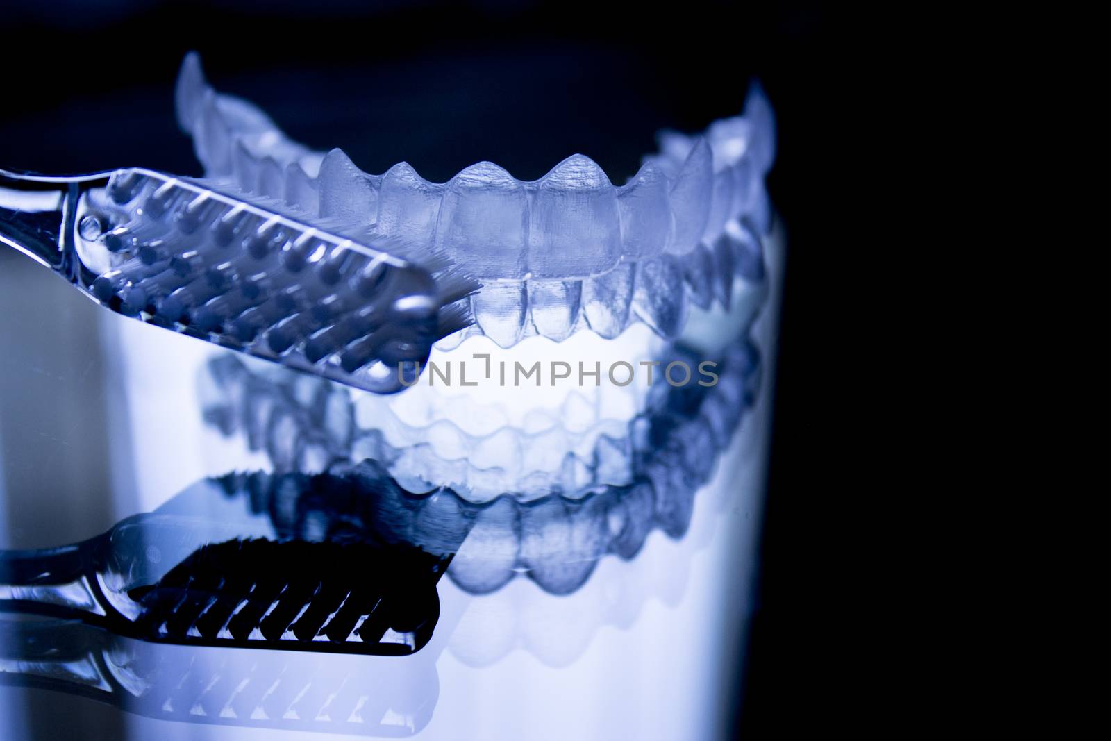 Dental retainers and toothbrush by Gema Ibarra by GemaIbarra