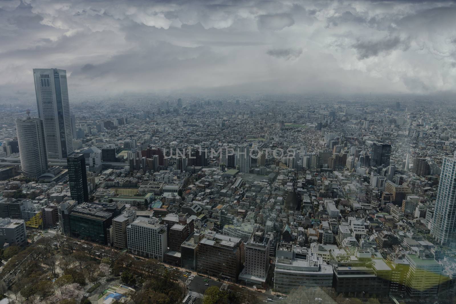 Skyline of Tokyo by Nemida