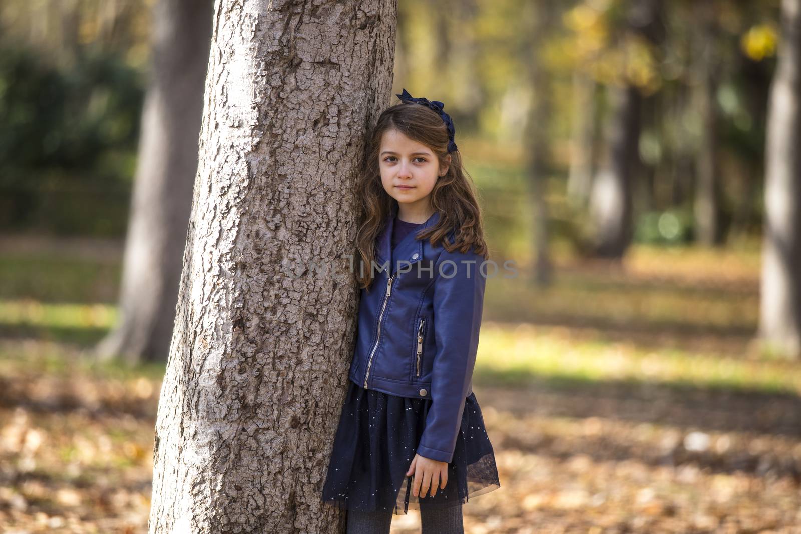 Girl in the park by Nemida