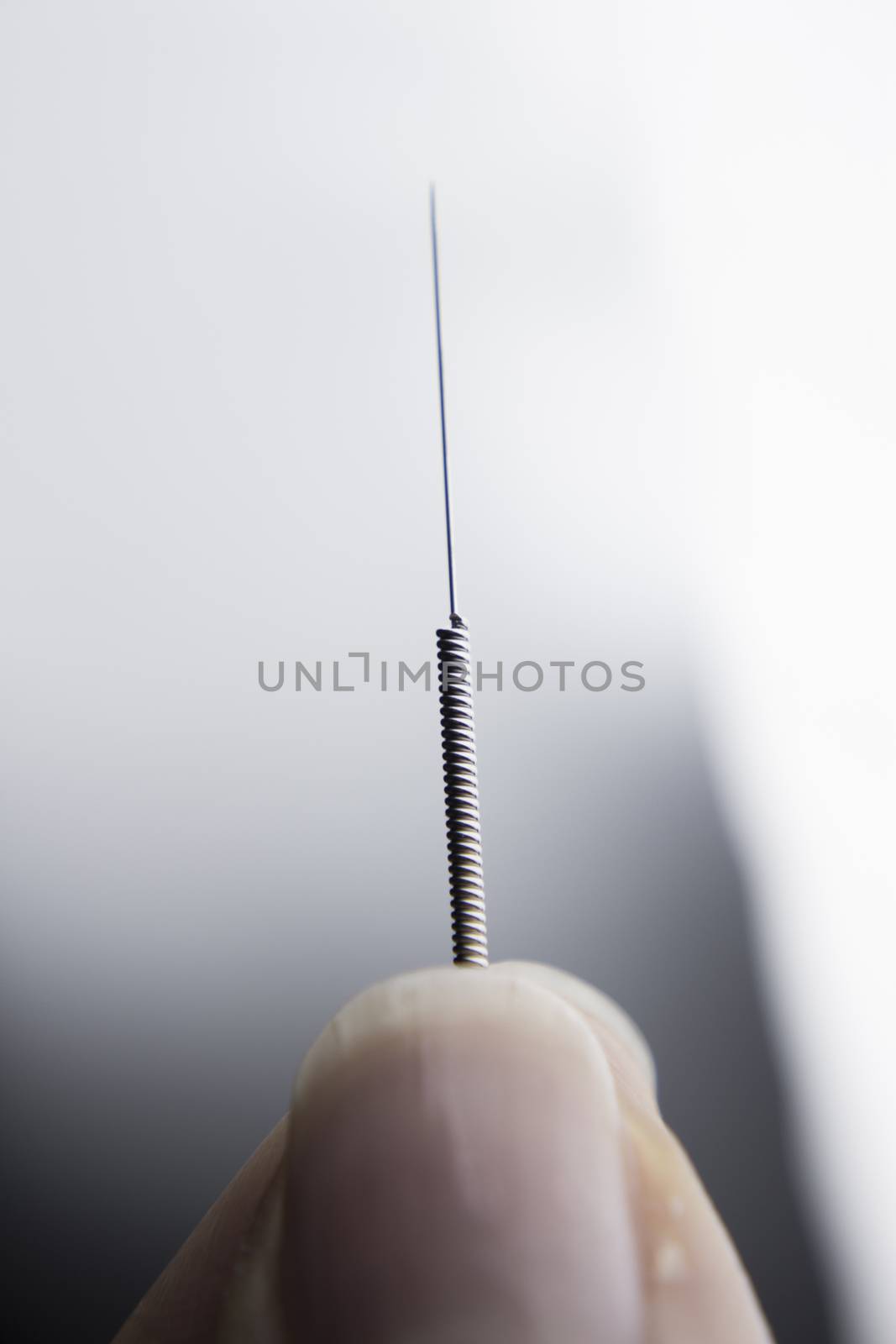 Acupuncture needle by GemaIbarra