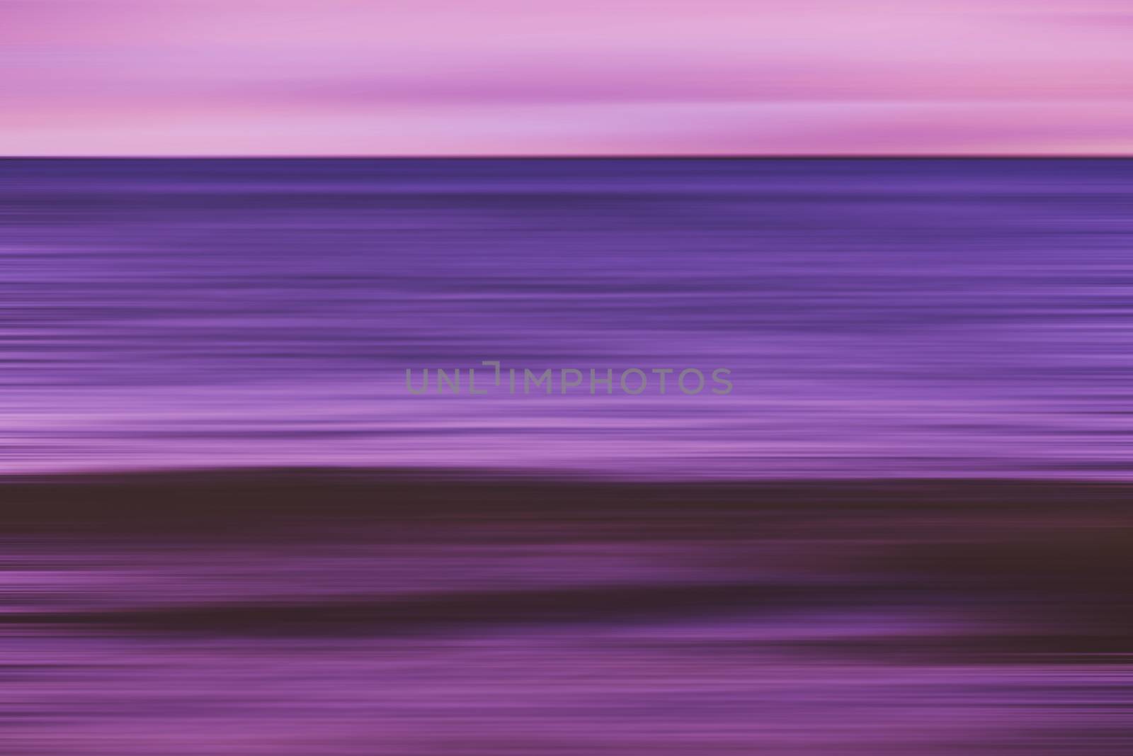 Colorful seascape blurred motion. Defocused sea. by Nemida