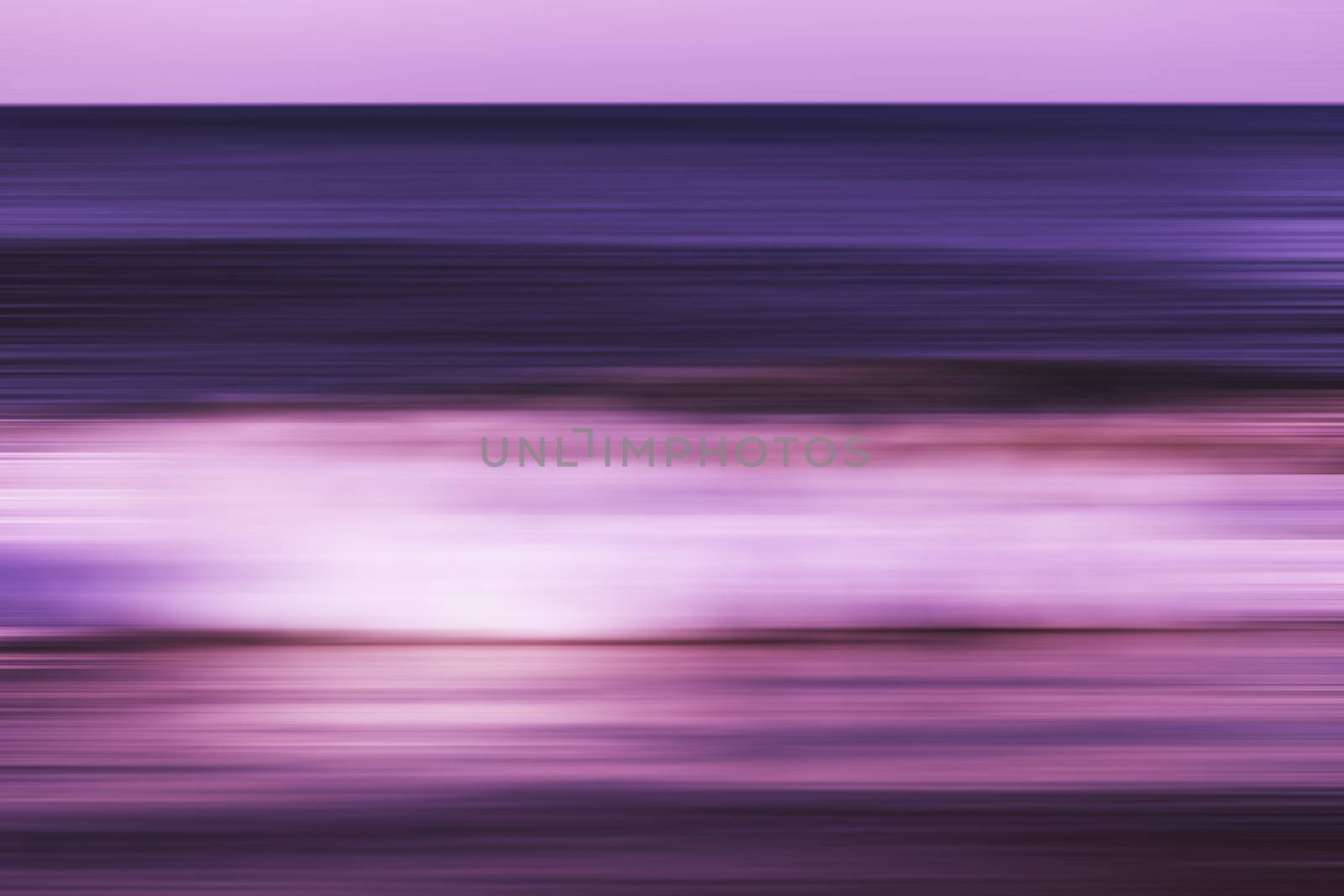 Colorful seascape blurred motion. Defocused sea. by Nemida