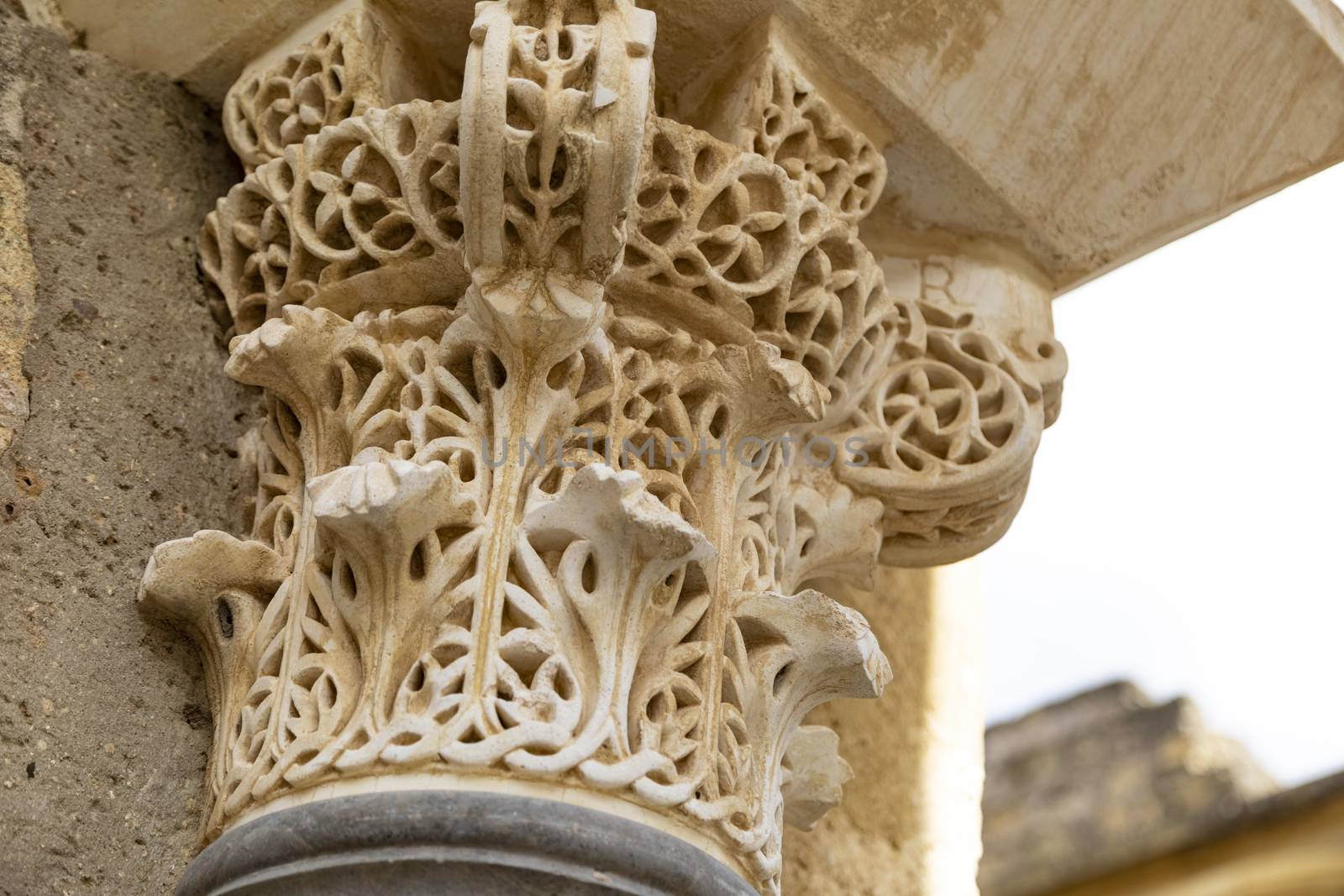 Detail of capital in the Medina Azahara. by Nemida