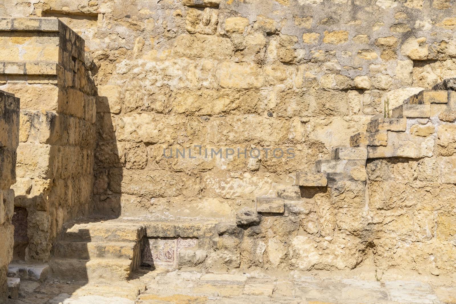 Ruins of Medina Azahara with steps by Nemida