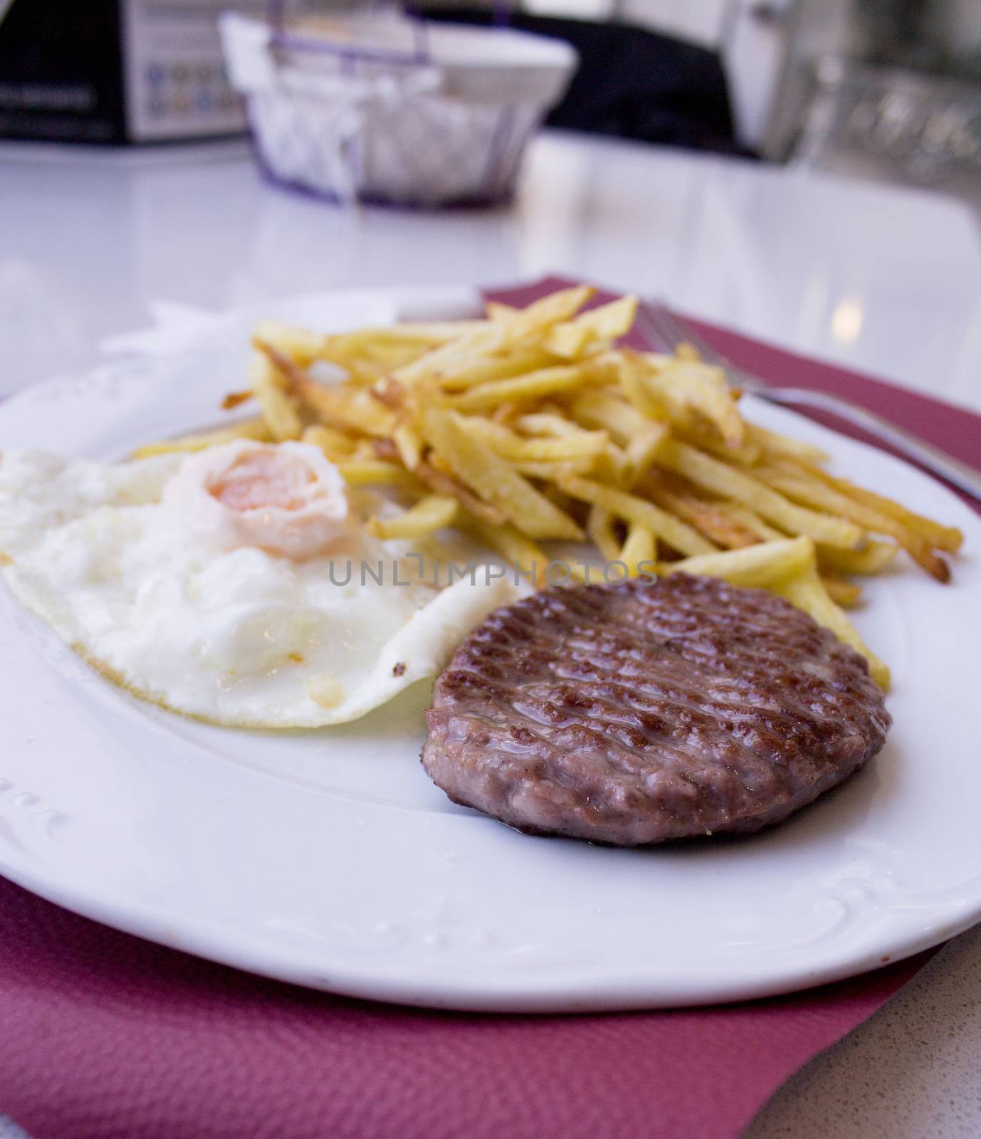 Variety of food with a high cholesterol content