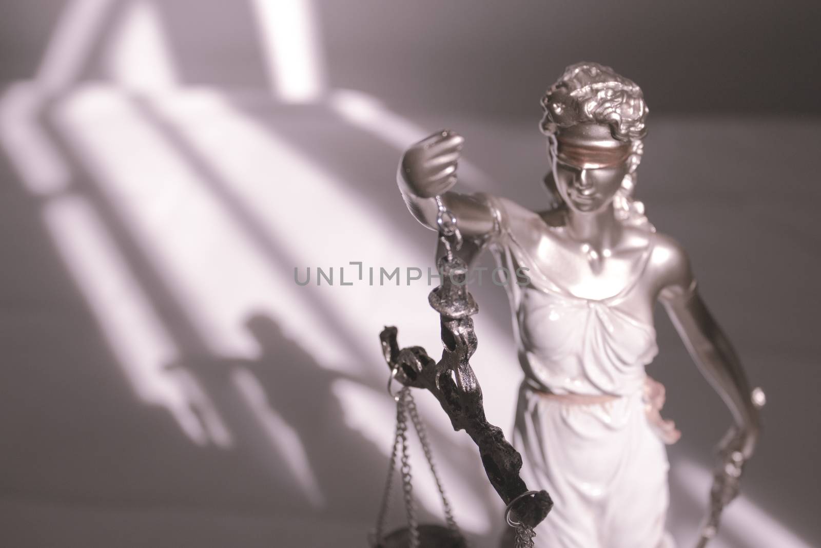 White female statue symbol of justice Themis. This figure has not specific author, no model release needed.