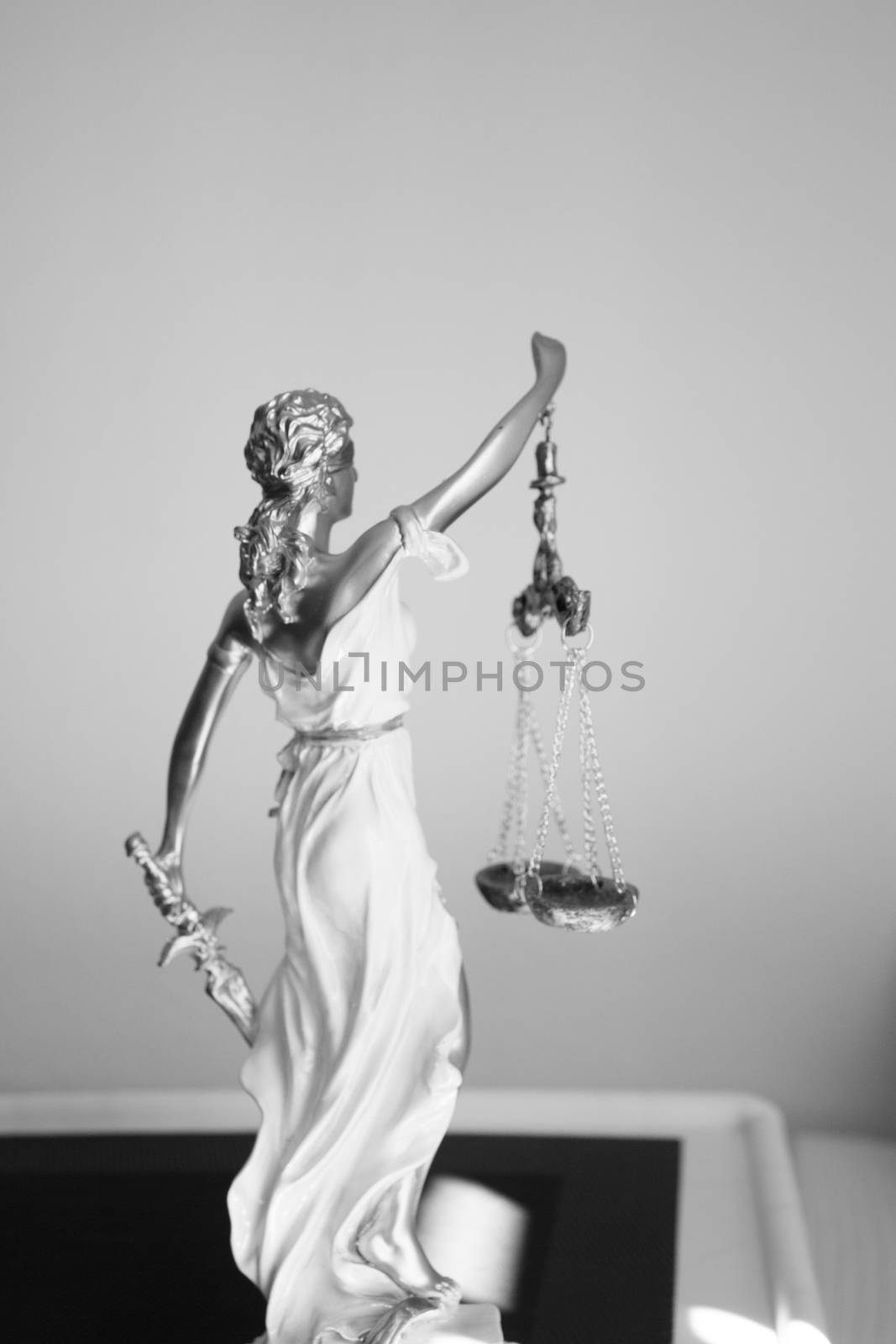 White female statue symbol of justice Themis. This figure has not specific author, no model release needed.