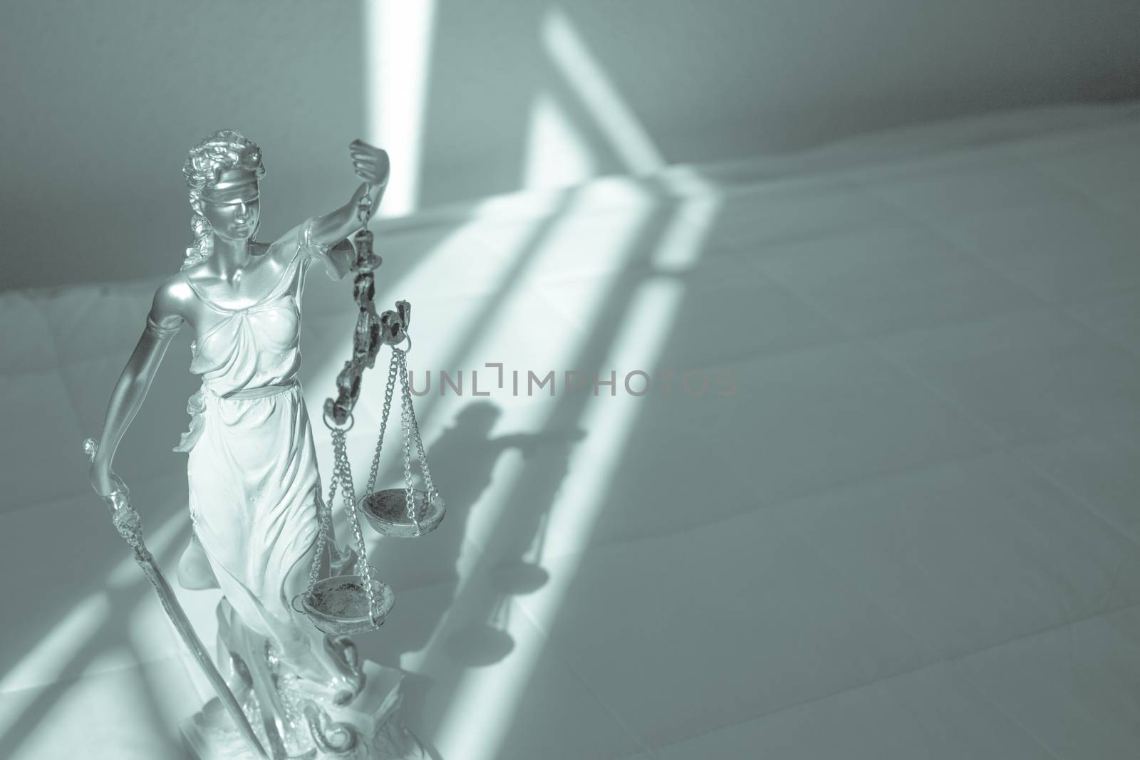 White female statue symbol of justice Themis. This figure has not specific author, no model release needed.
