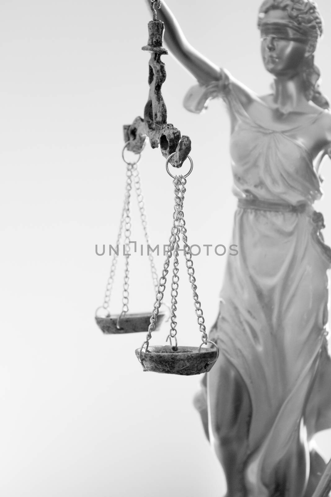 White female statue symbol of justice Themis. This figure has not specific author, no model release needed.