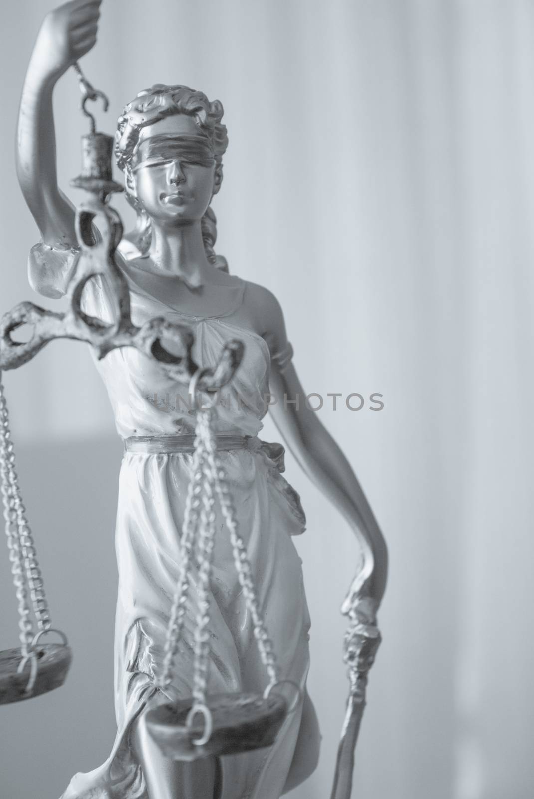 White female statue symbol of justice Themis. This figure has not specific author, no model release needed.