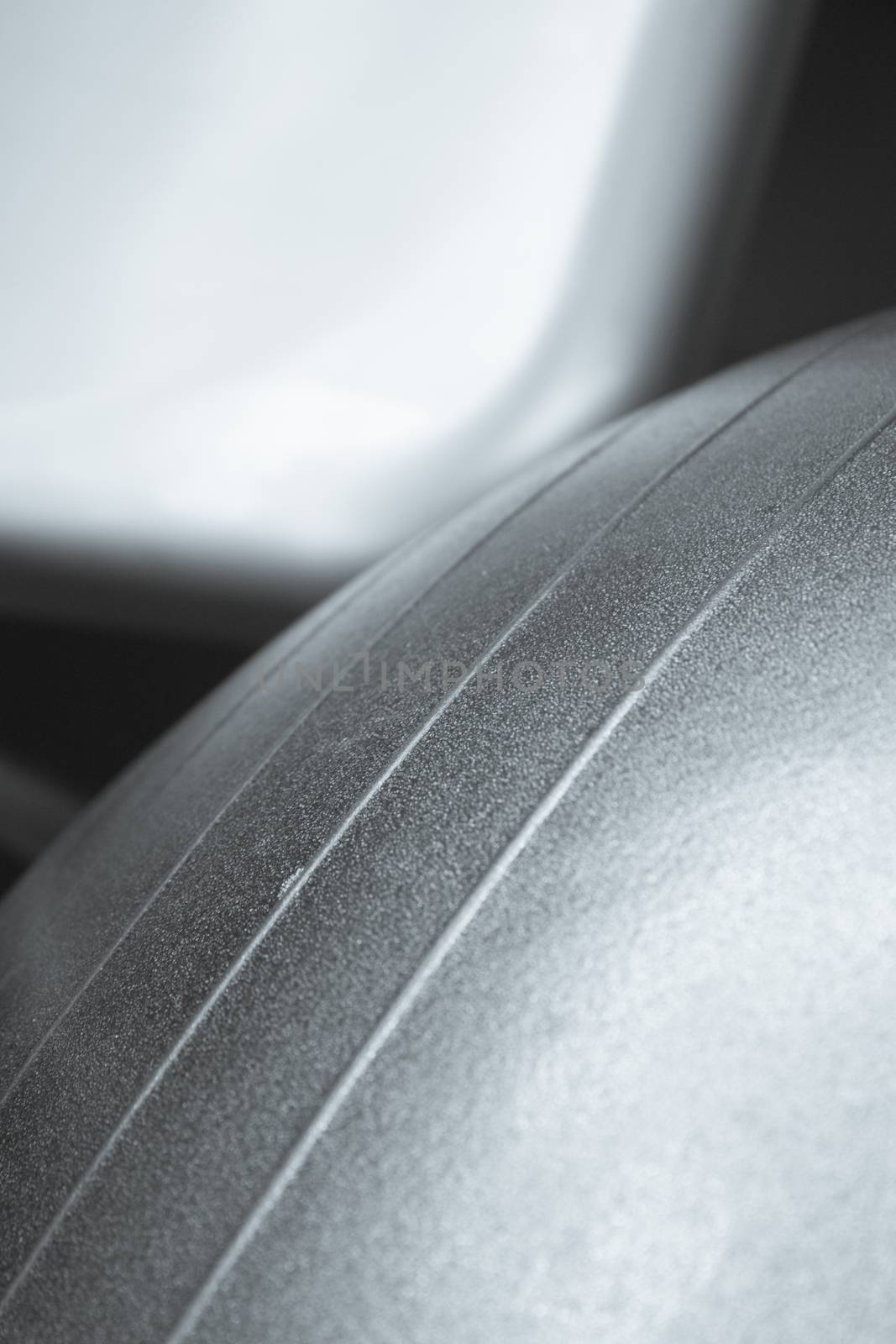 Gray ball and yoga chair part