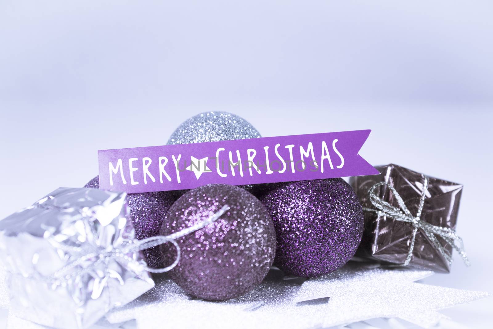 Background with variety of Christmas decoration. Merry Christmas