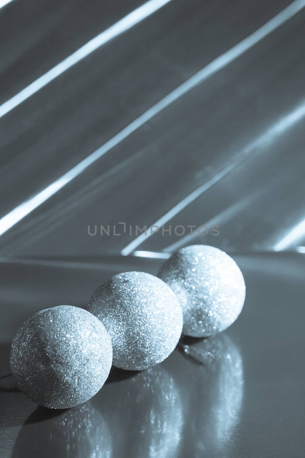 Beautiful and varied bright Christmas decoration